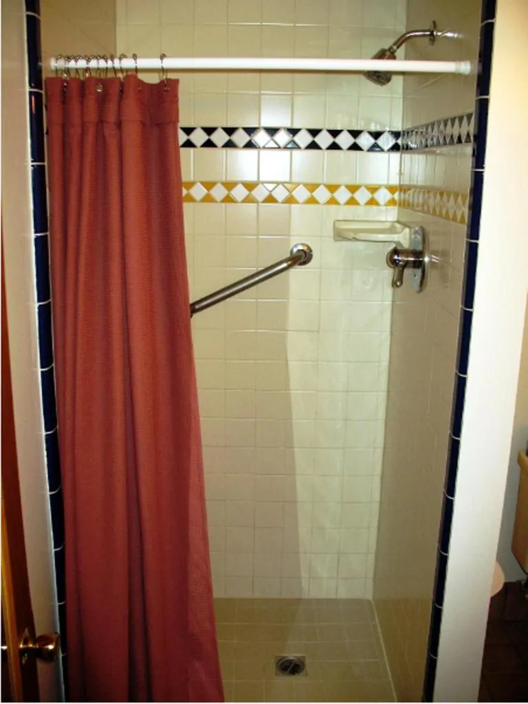 Shower in Golden West Motel
