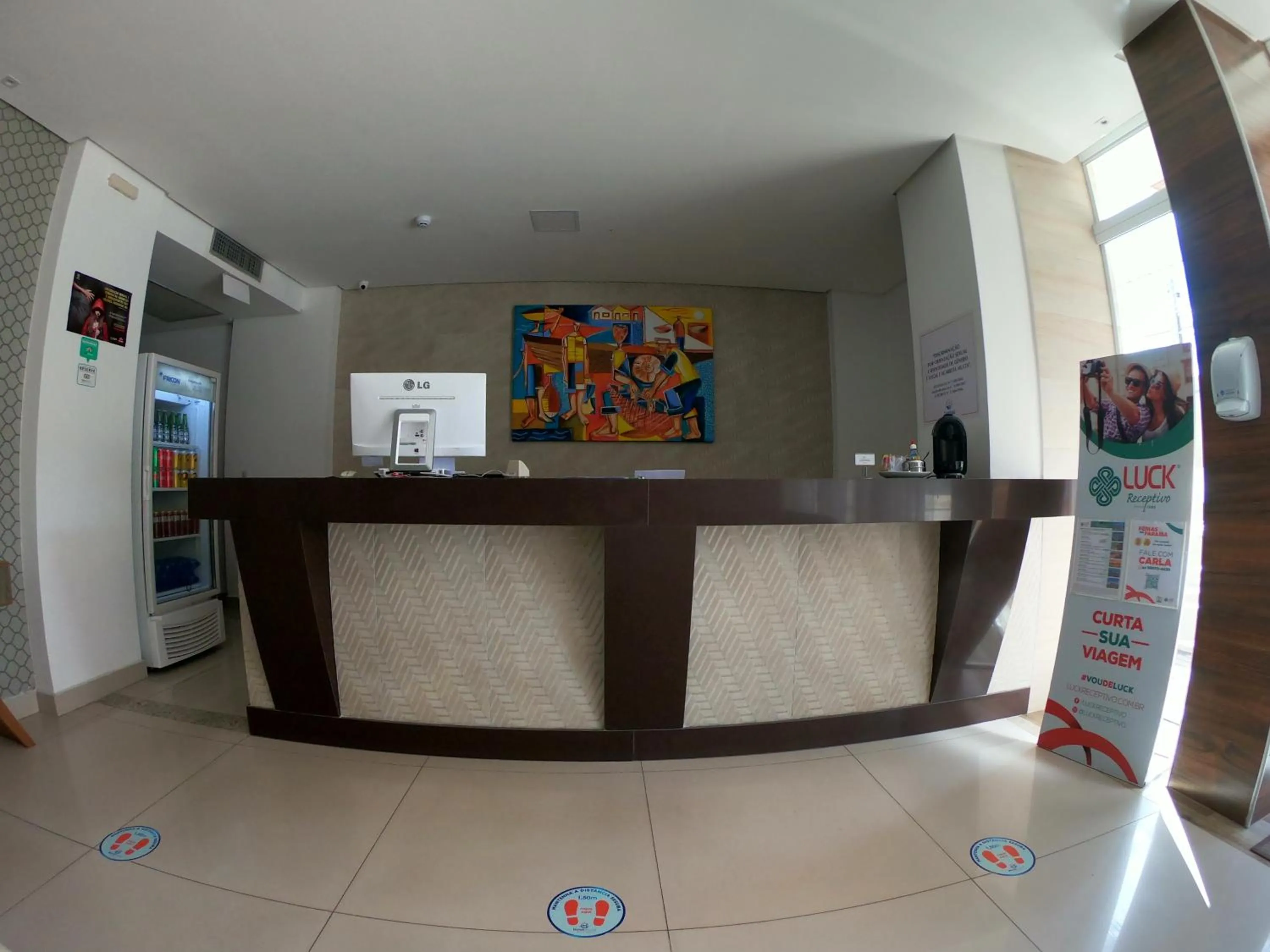 Lobby or reception in Tambau Beach Hotel