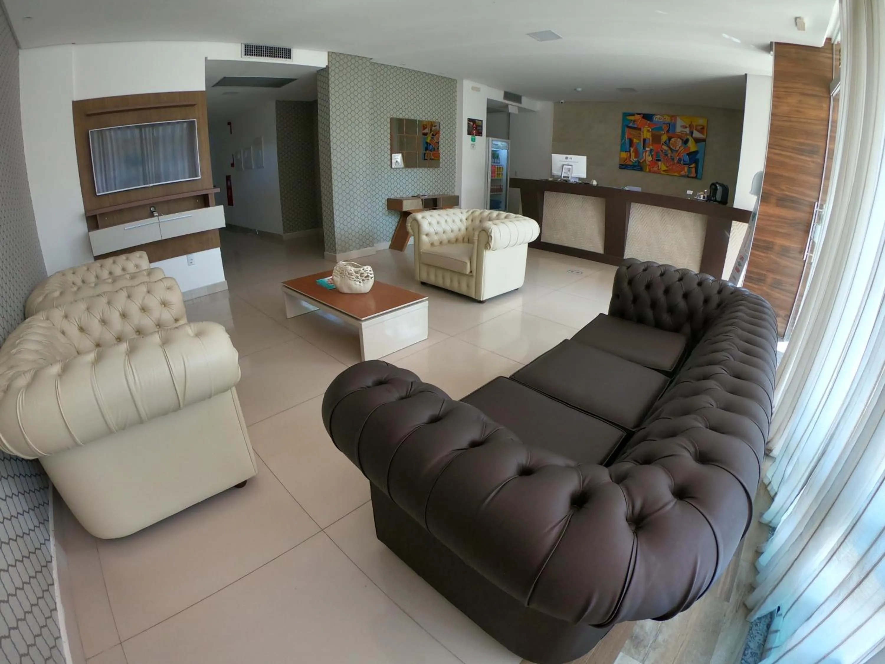 Lobby or reception in Tambau Beach Hotel