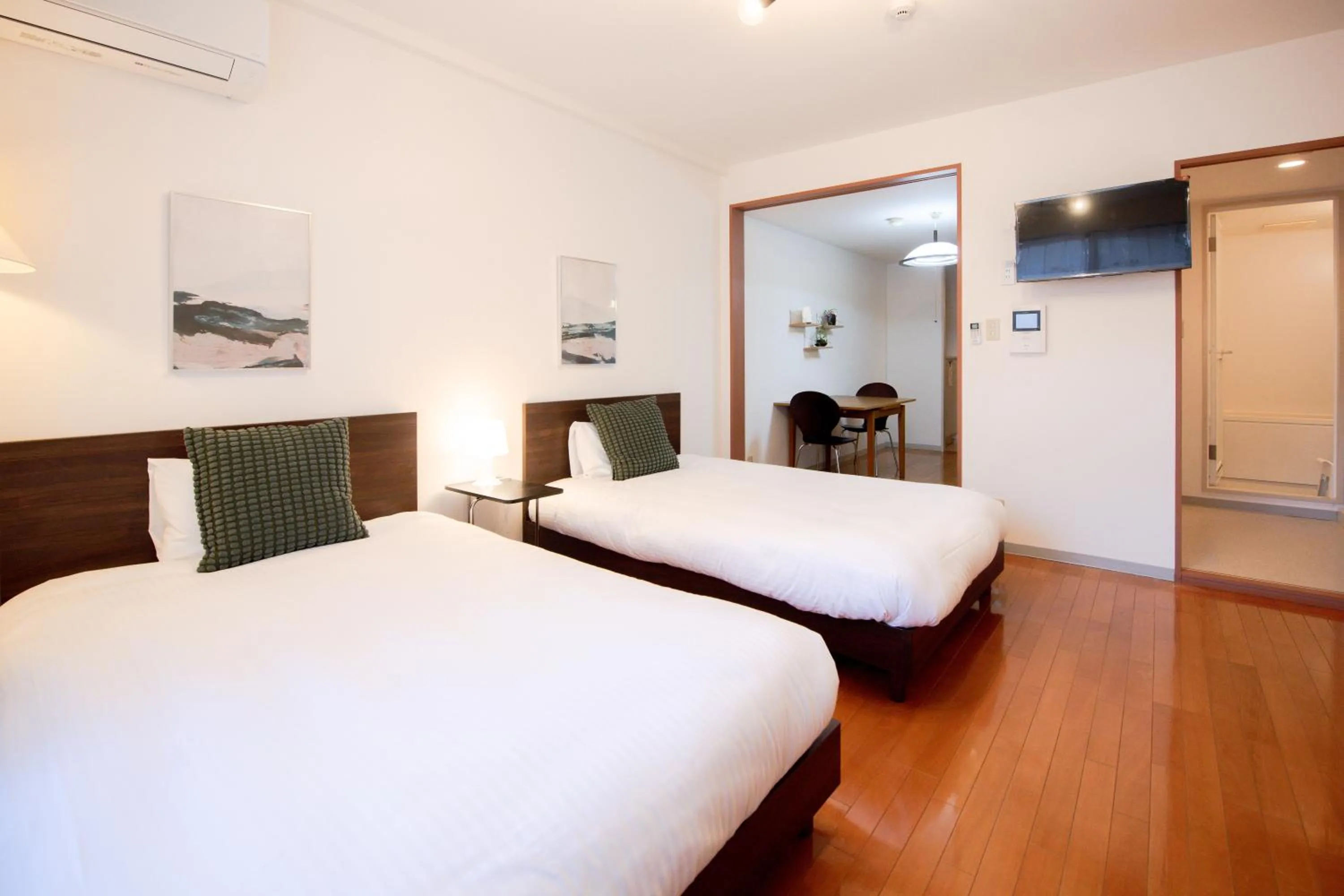 Bed in GuestHouse MIYABI