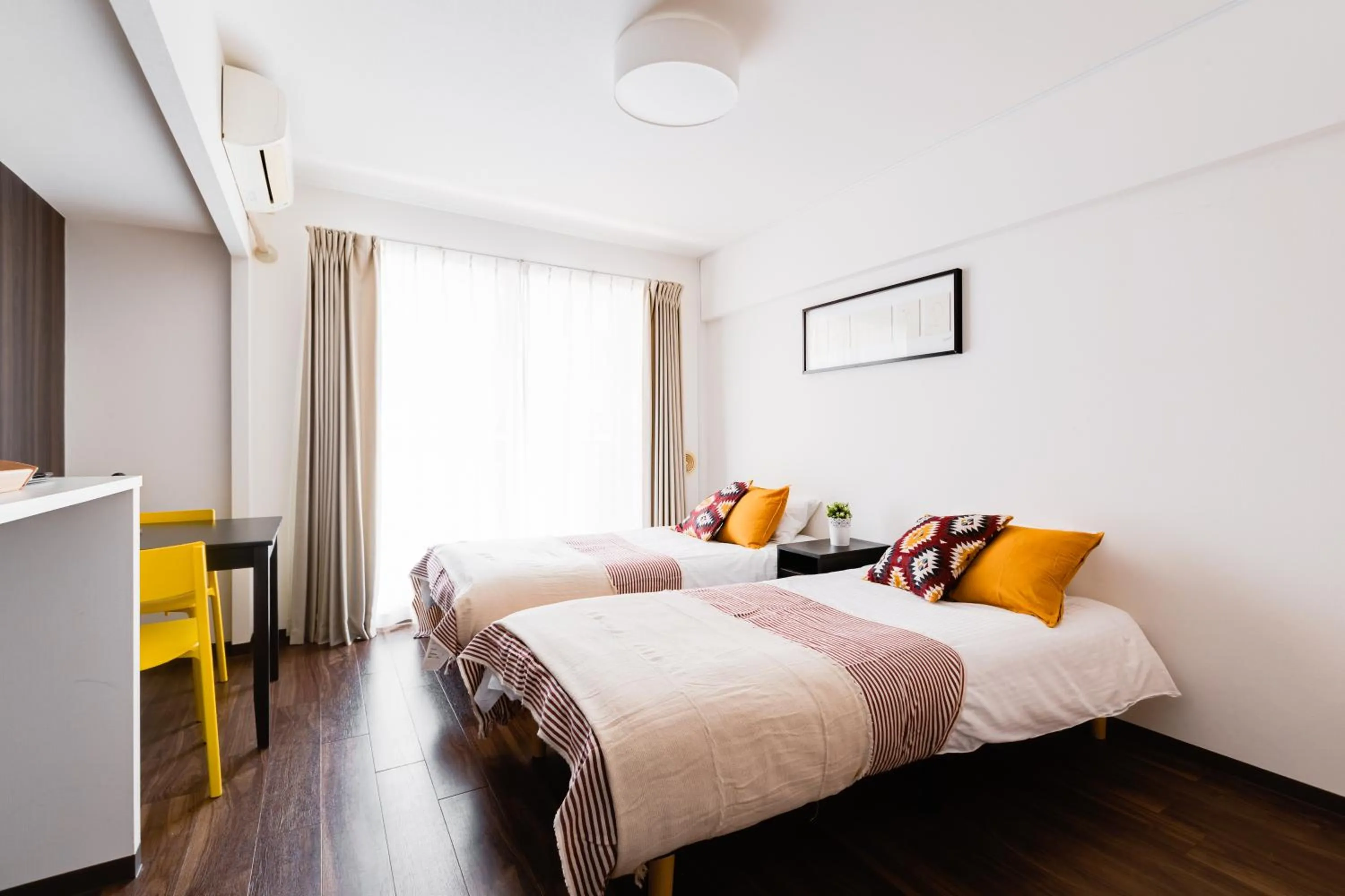 Bed in GuestHouse MIYABI