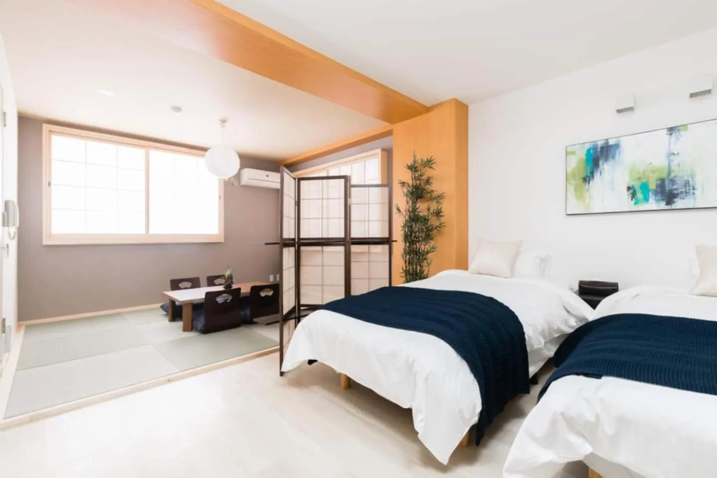 Bed in GuestHouse MIYABI