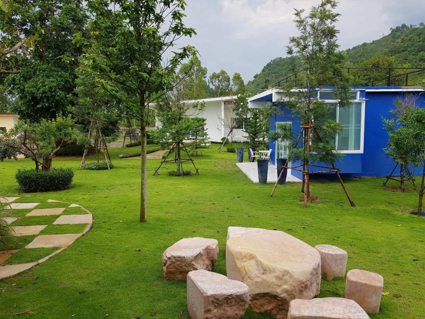 Garden in The Forest for rest resort Khao Yai