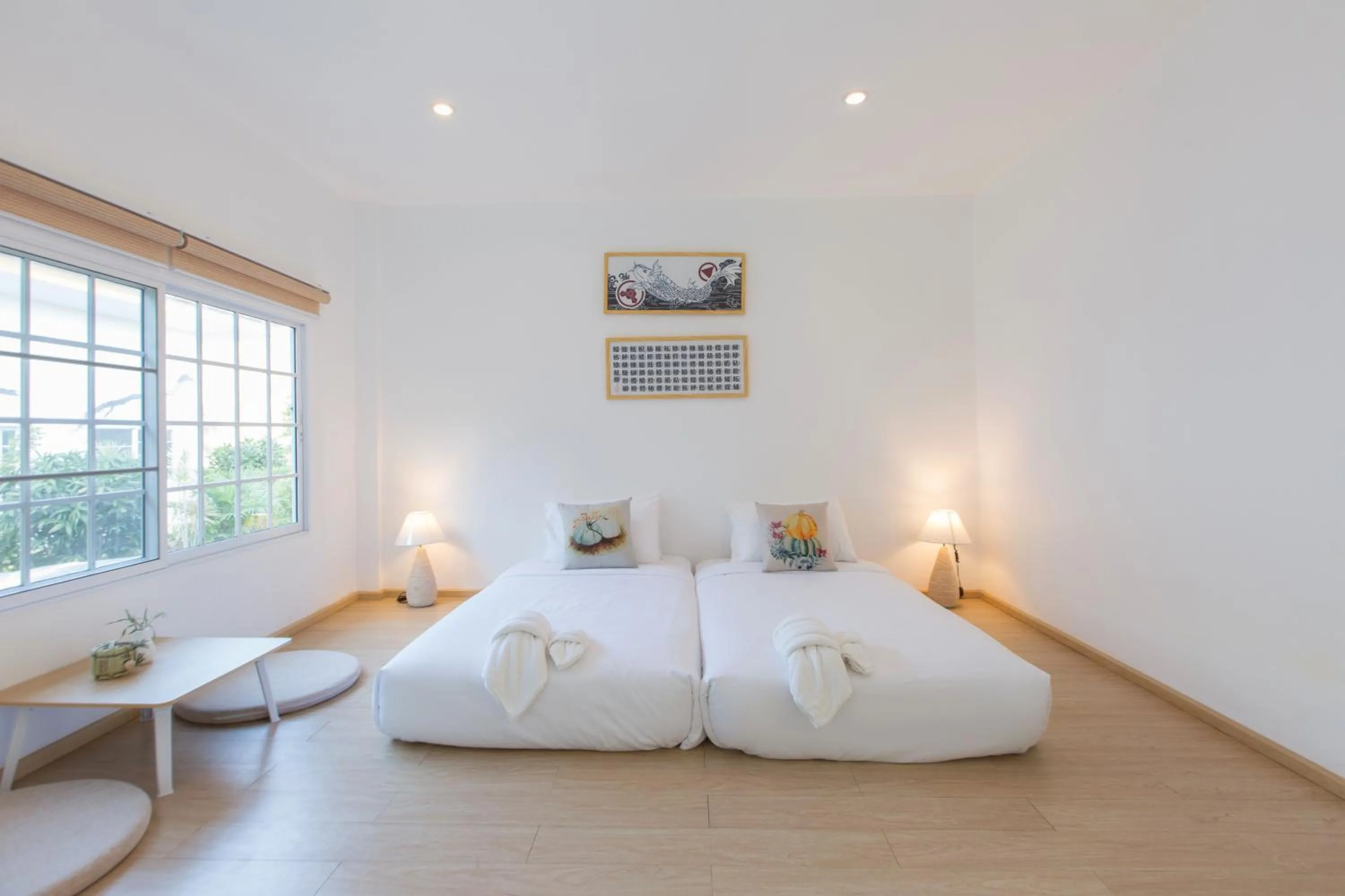 Bed in The Forest for rest resort Khao Yai