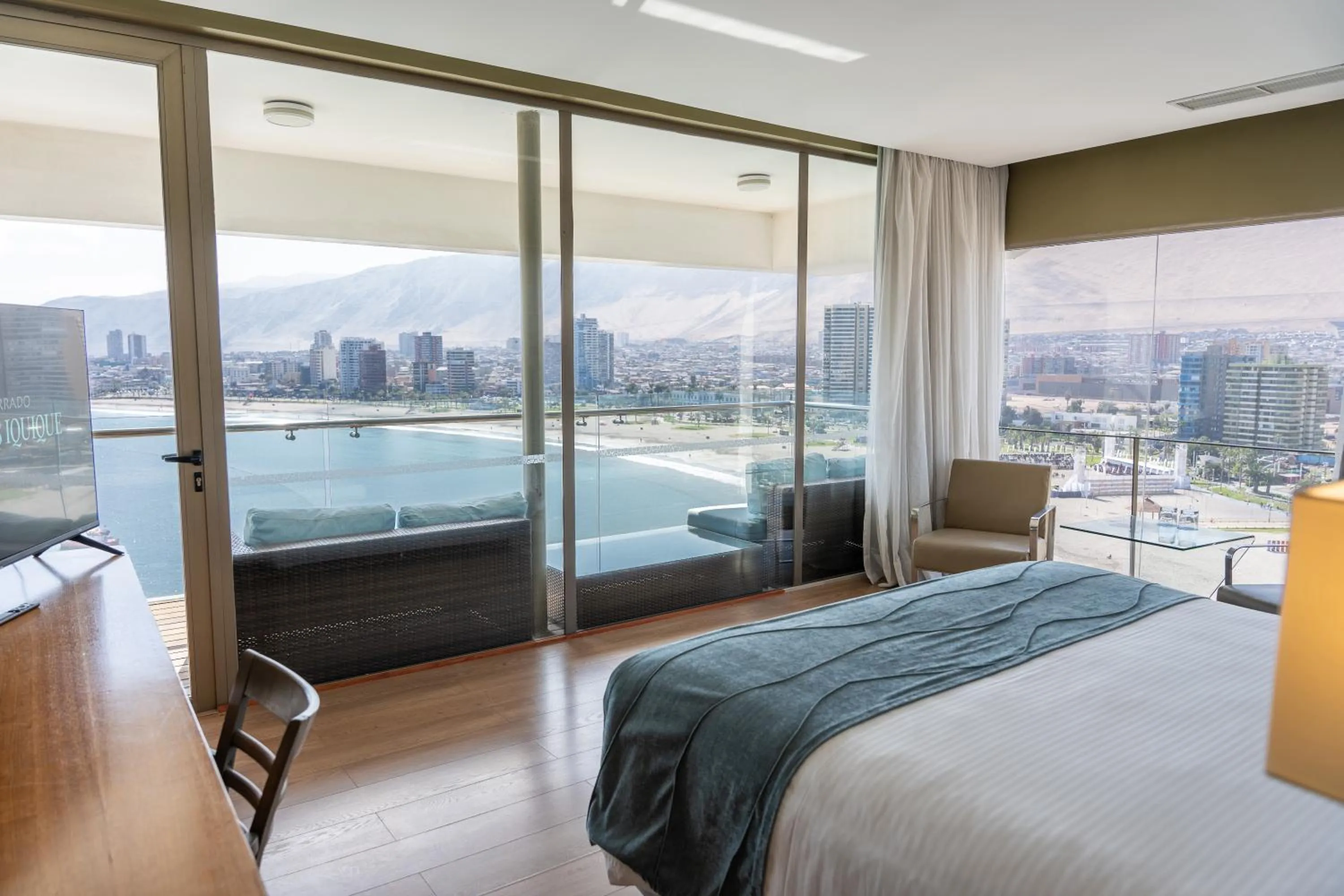 Bed in Terrado Suites Iquique