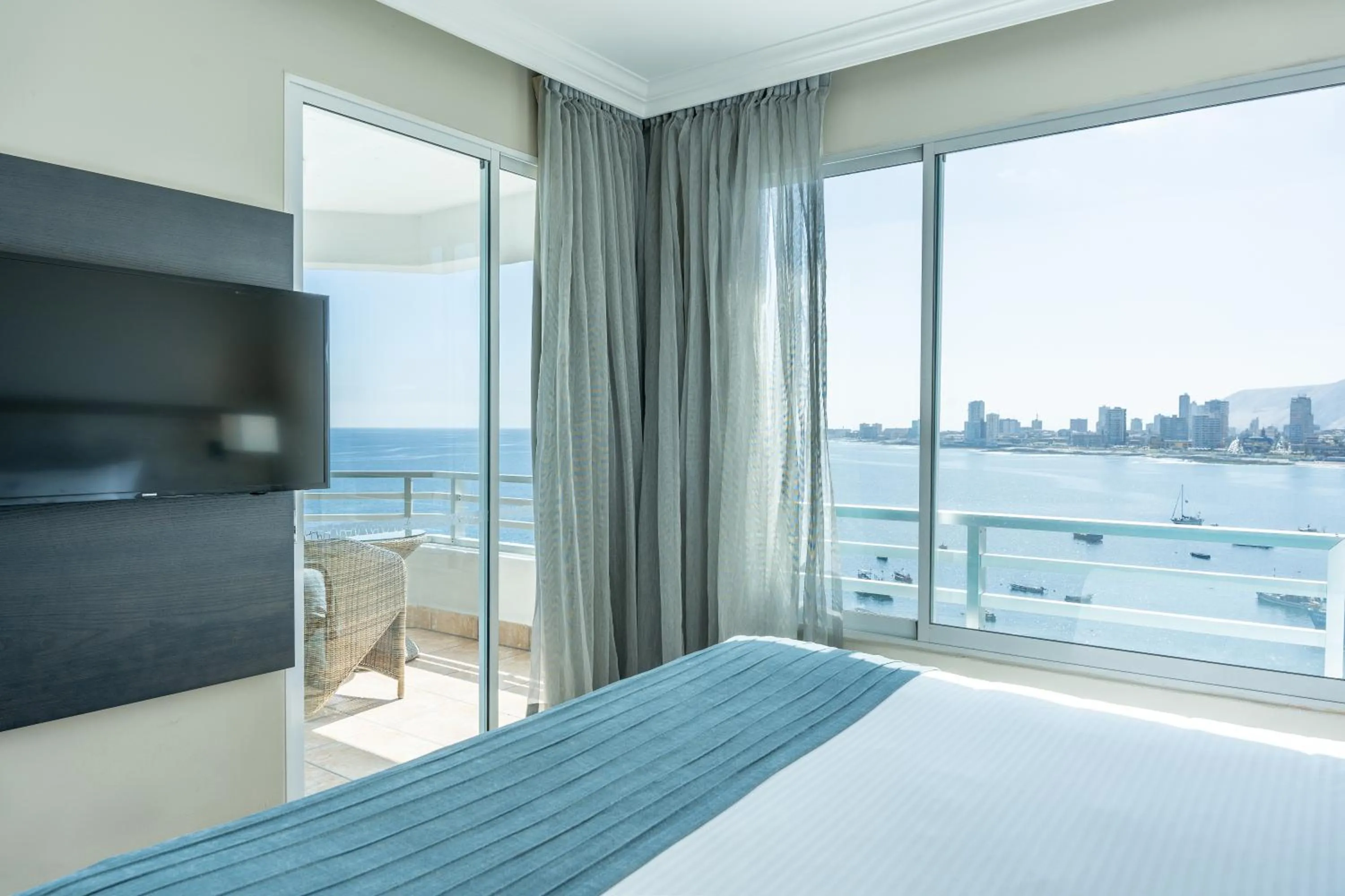 Bed in Terrado Suites Iquique