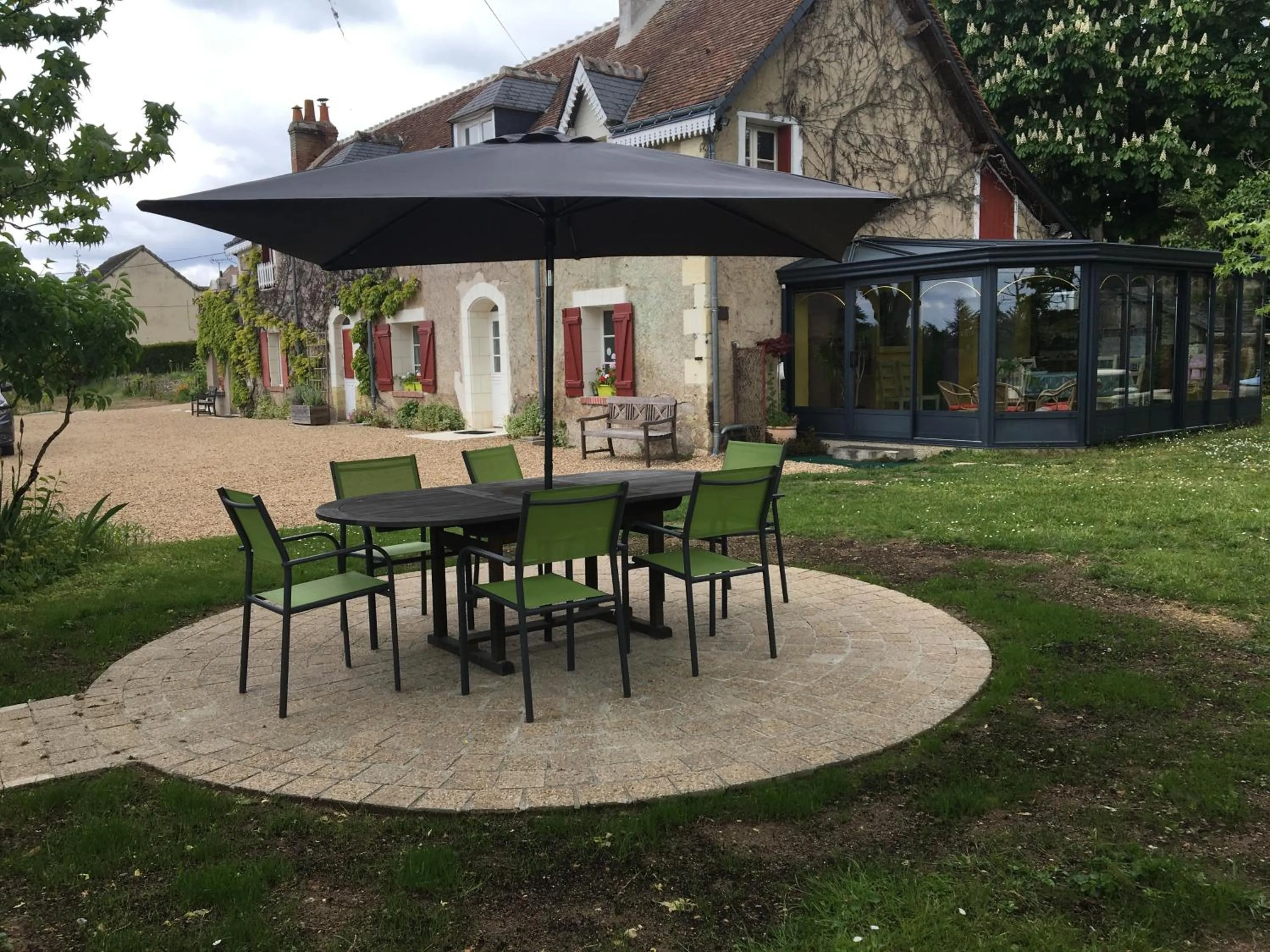 Garden view in Le Clos Mony