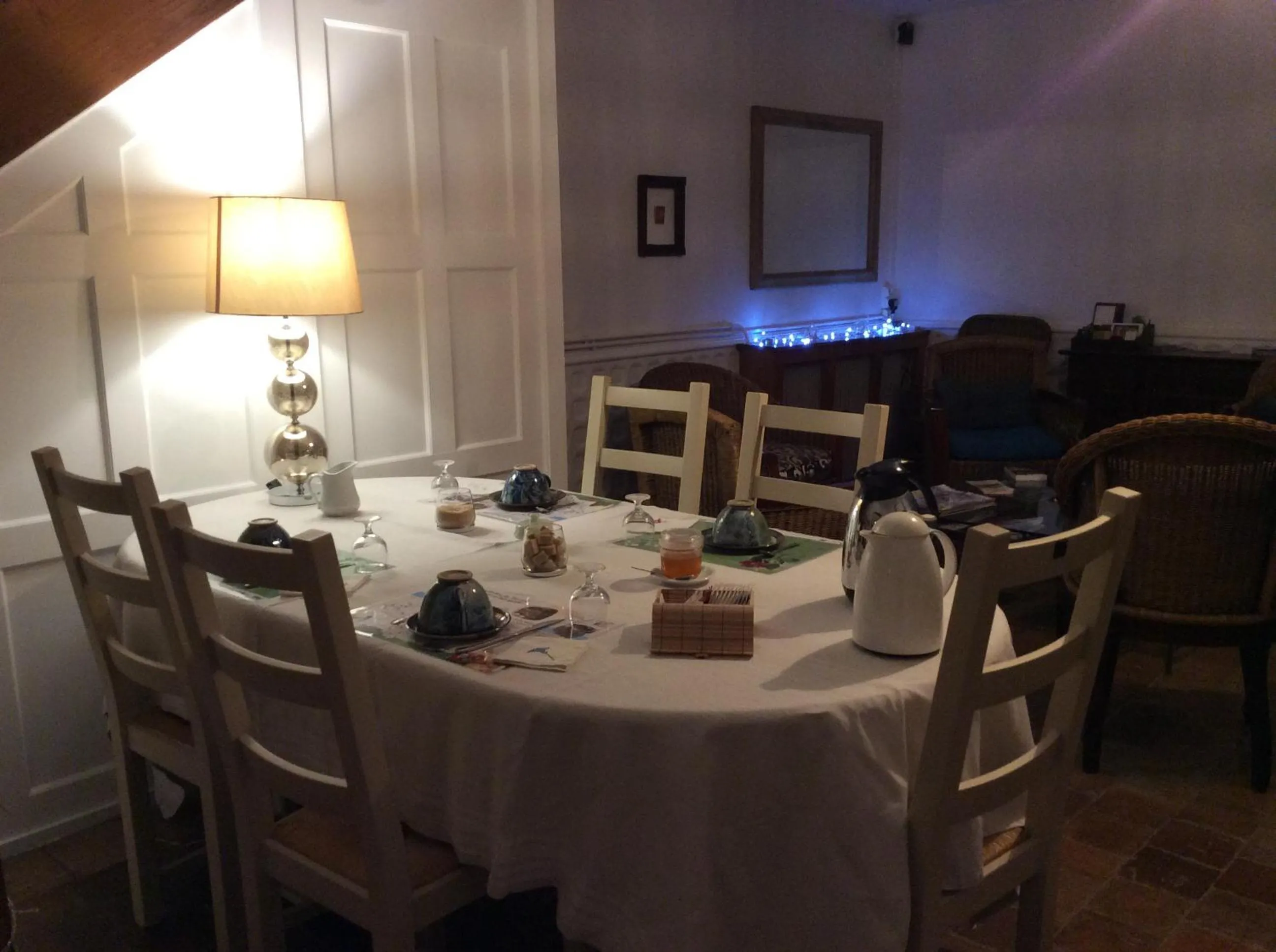 Seating area in Le Clos Mony
