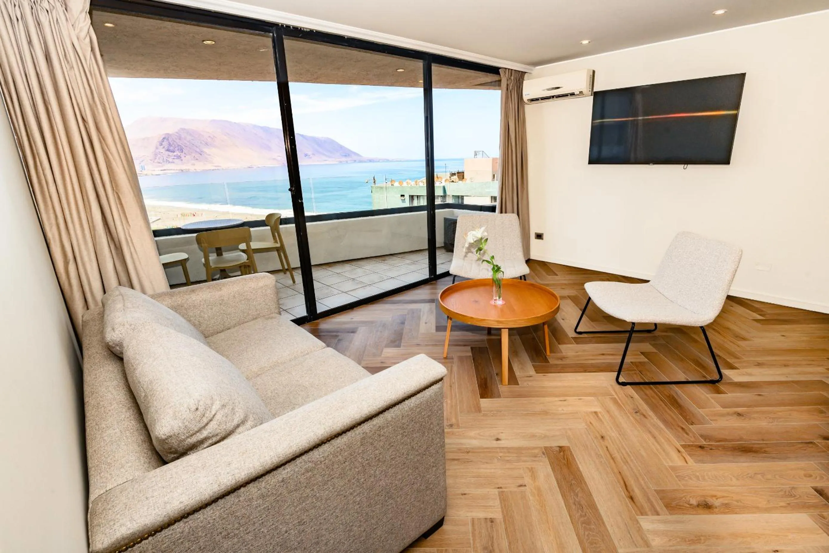 Balcony/Terrace in Studio 56 Apart Hotel by Terrado Iquique