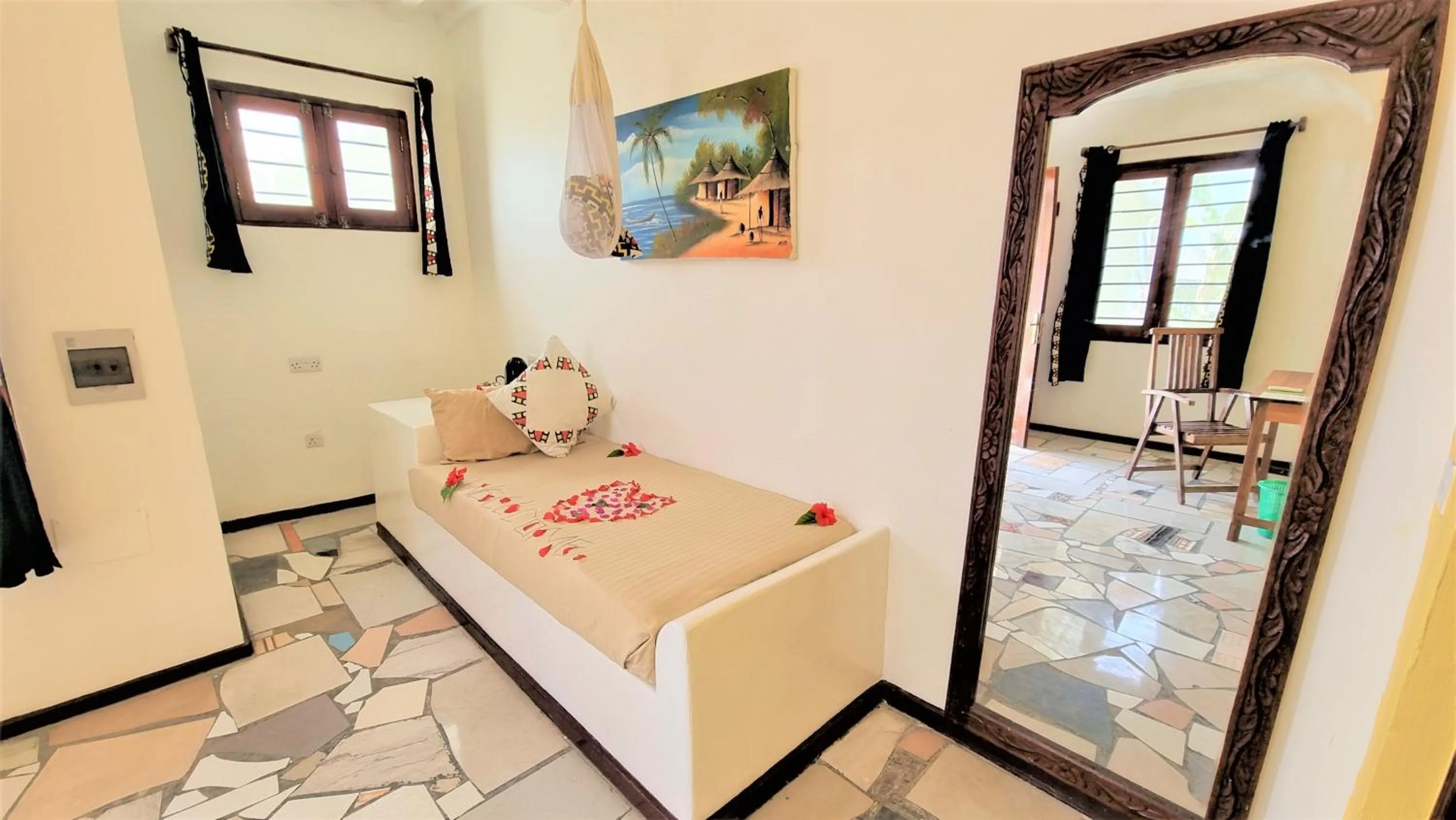 Bed in Paradise Beach Resort & Spa