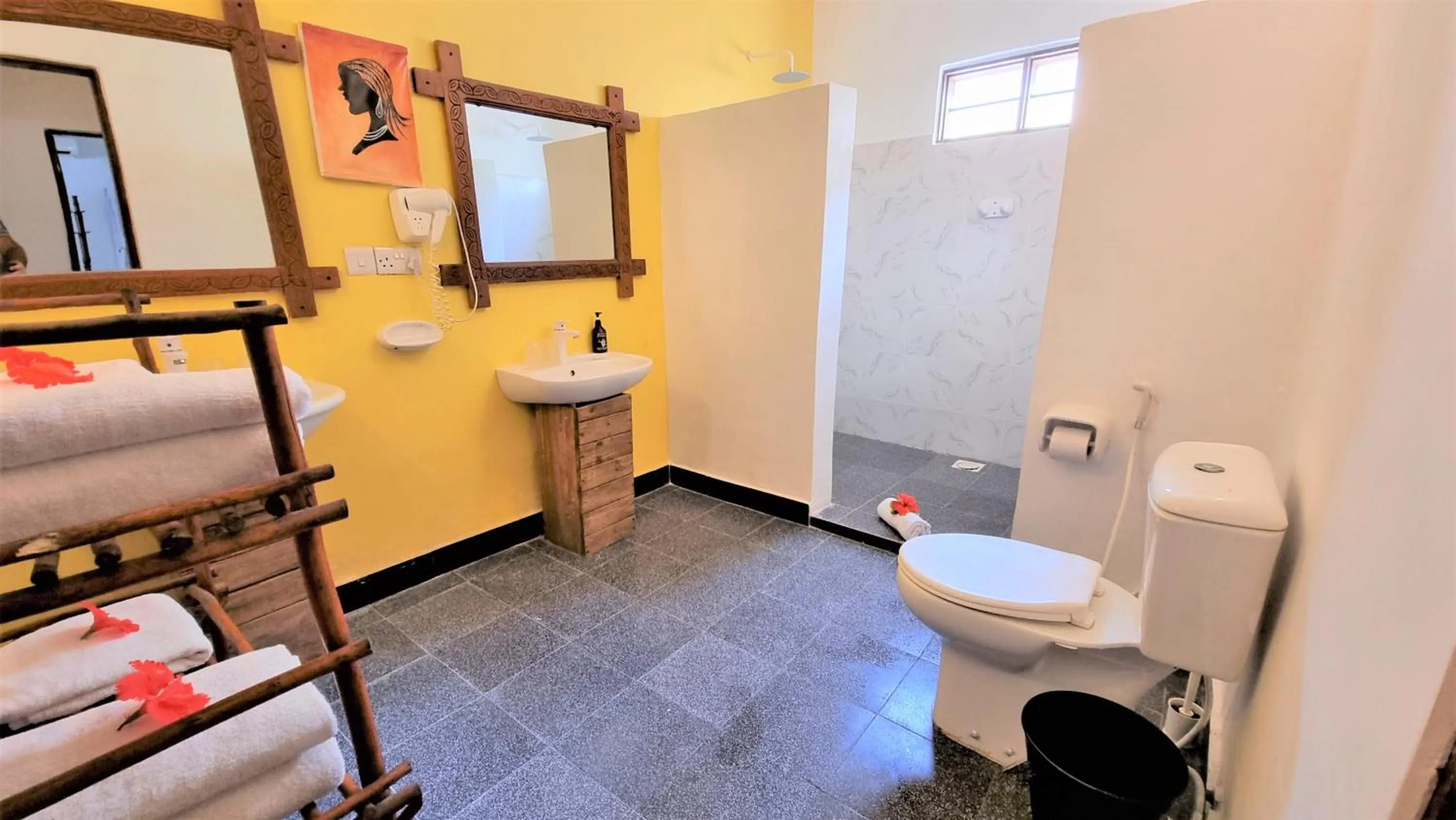 Bathroom, Bed in Paradise Beach Resort & Spa