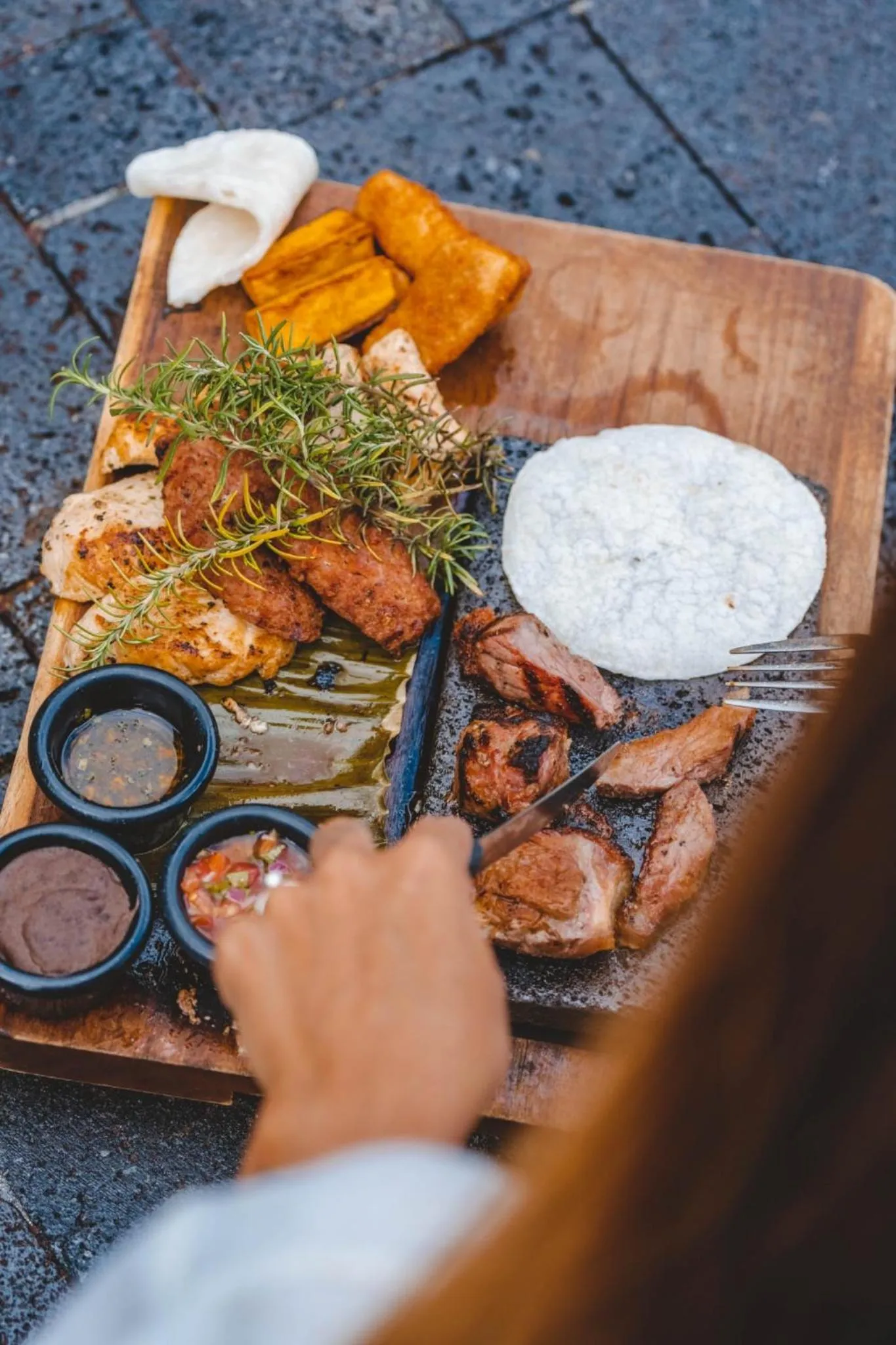 Restaurant/places to eat in Montaña de fuego Mountain Resort & Spa