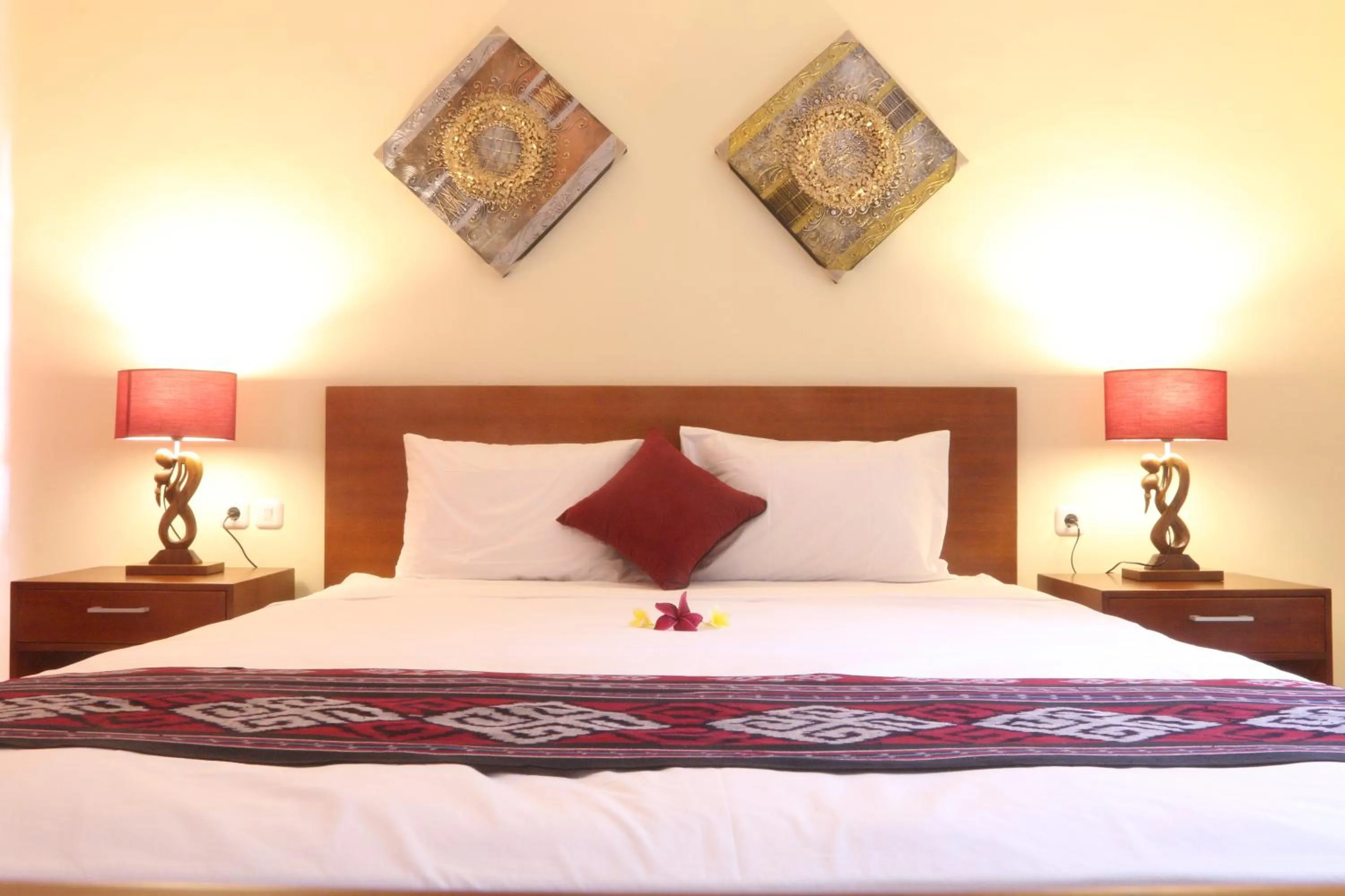 Bed in Sekar Waru Homestay