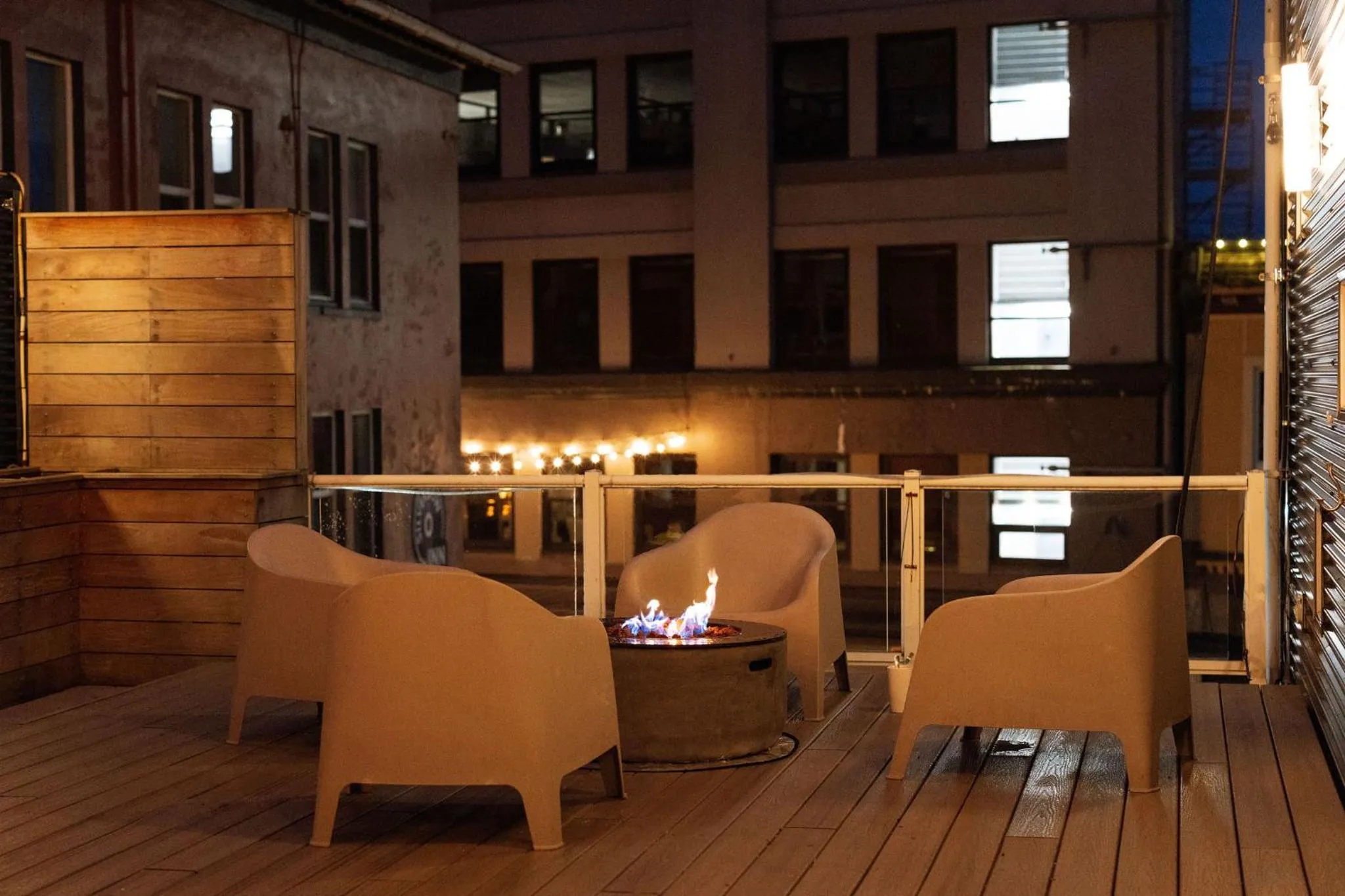 Patio in Silverbow Inn