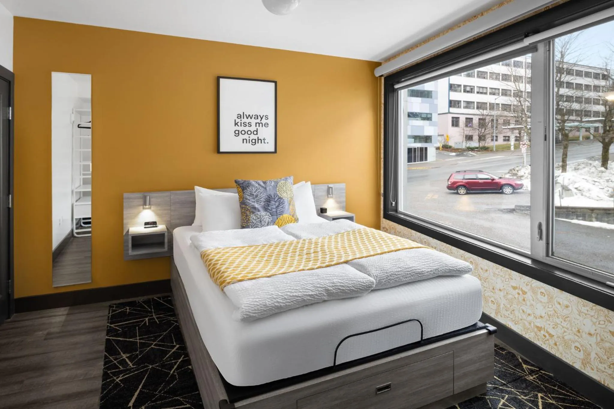 Bed in Silverbow Inn