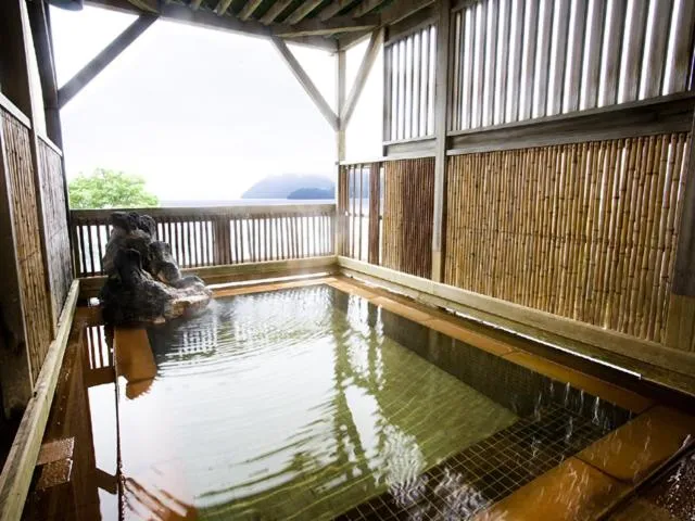 Hot Spring Bath in Toya Kanko Hotel