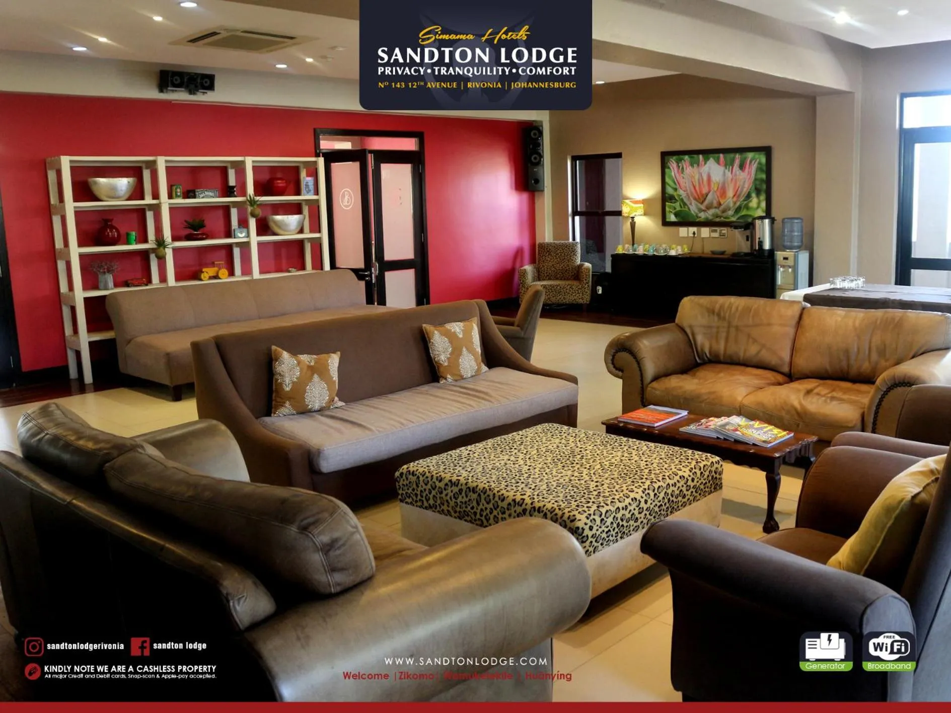 Meeting/conference room in Sandton Lodge Rivonia