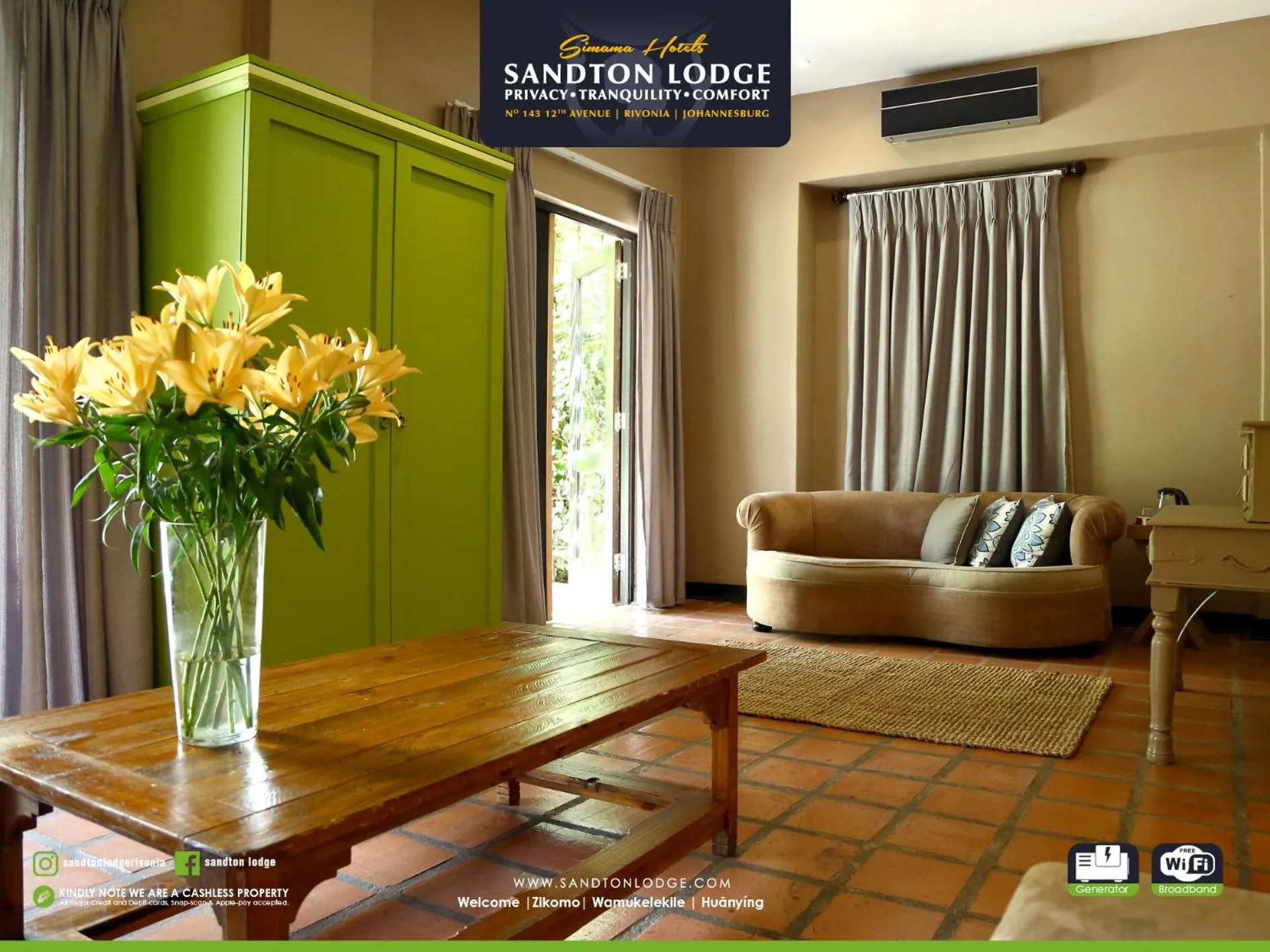 Bedroom in Sandton Lodge Rivonia