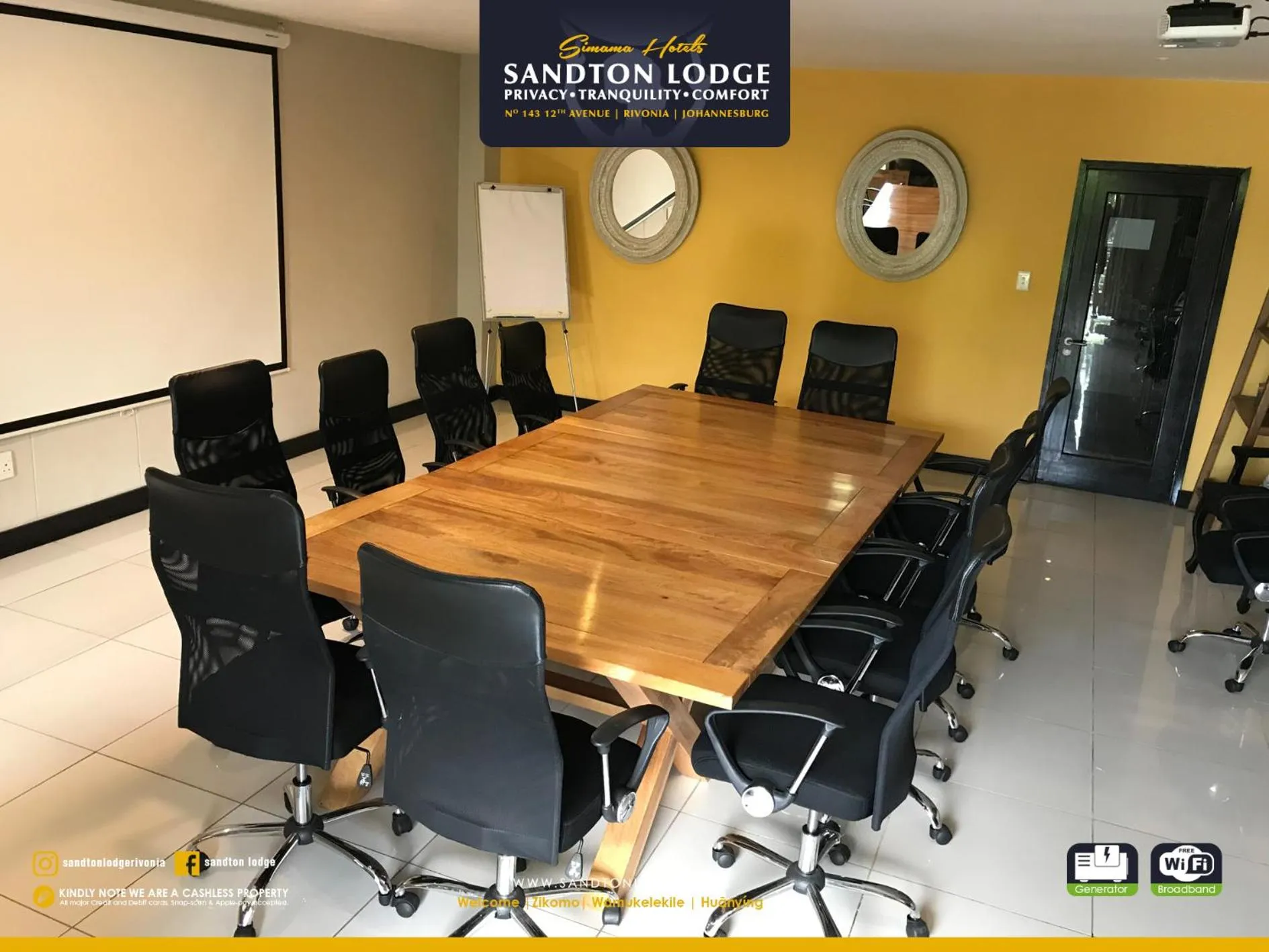 Meeting/conference room in Sandton Lodge Rivonia