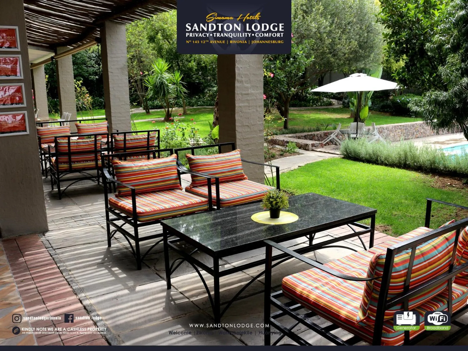 Balcony/Terrace in Sandton Lodge Rivonia