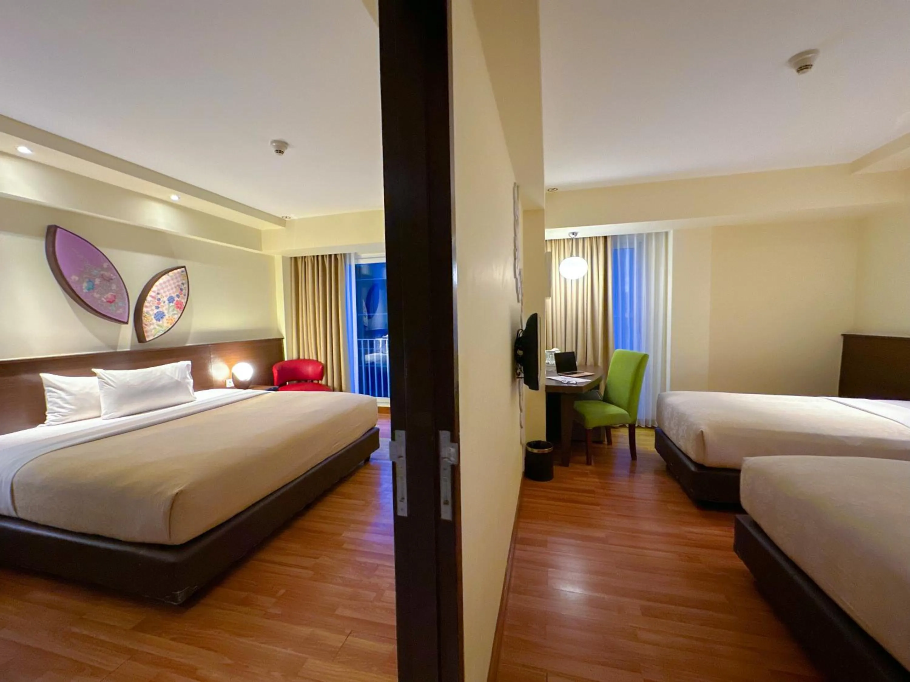 Bed in Atanaya Kuta Bali