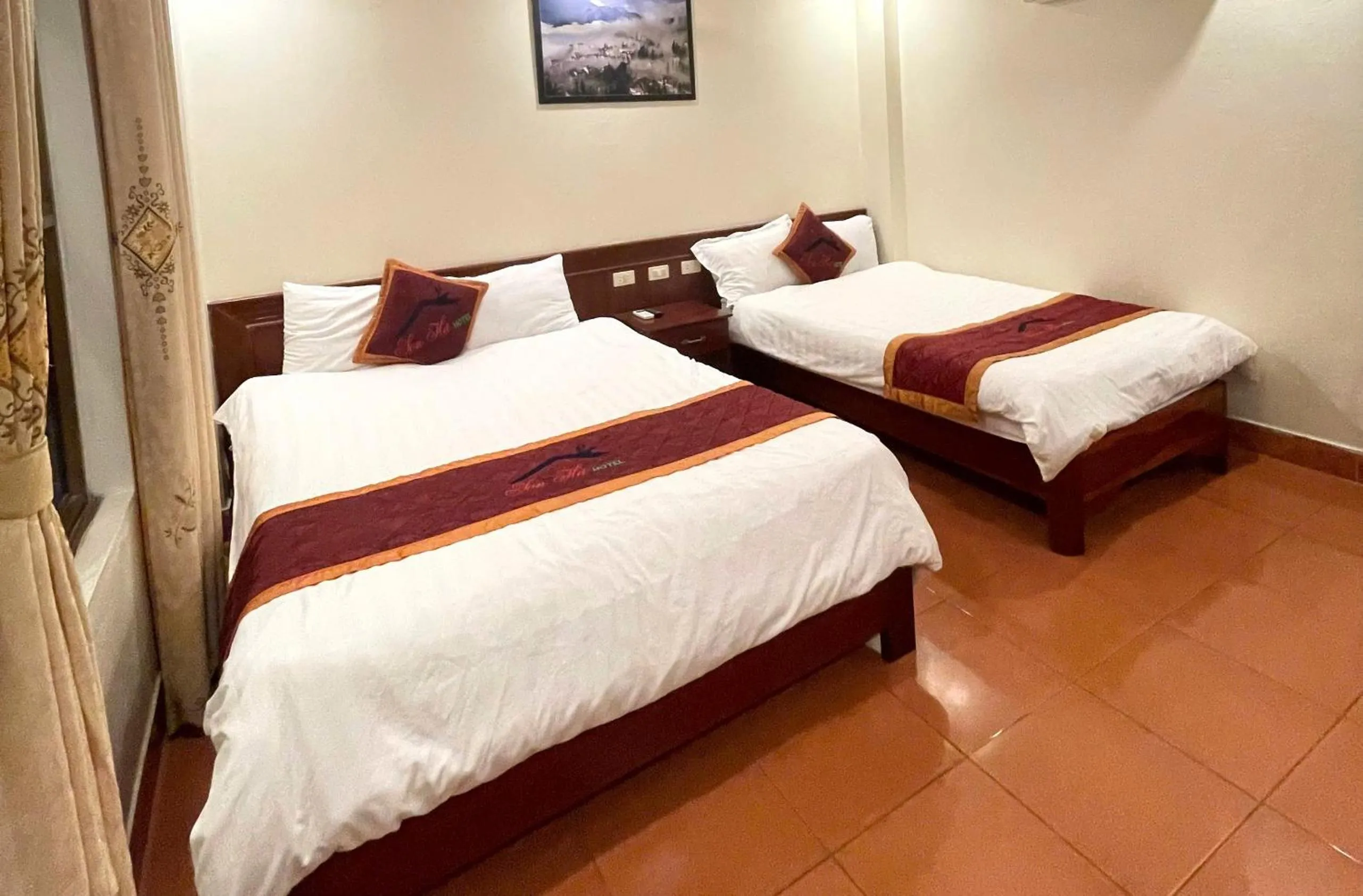 Bed in Son Ha Hotel SAPA