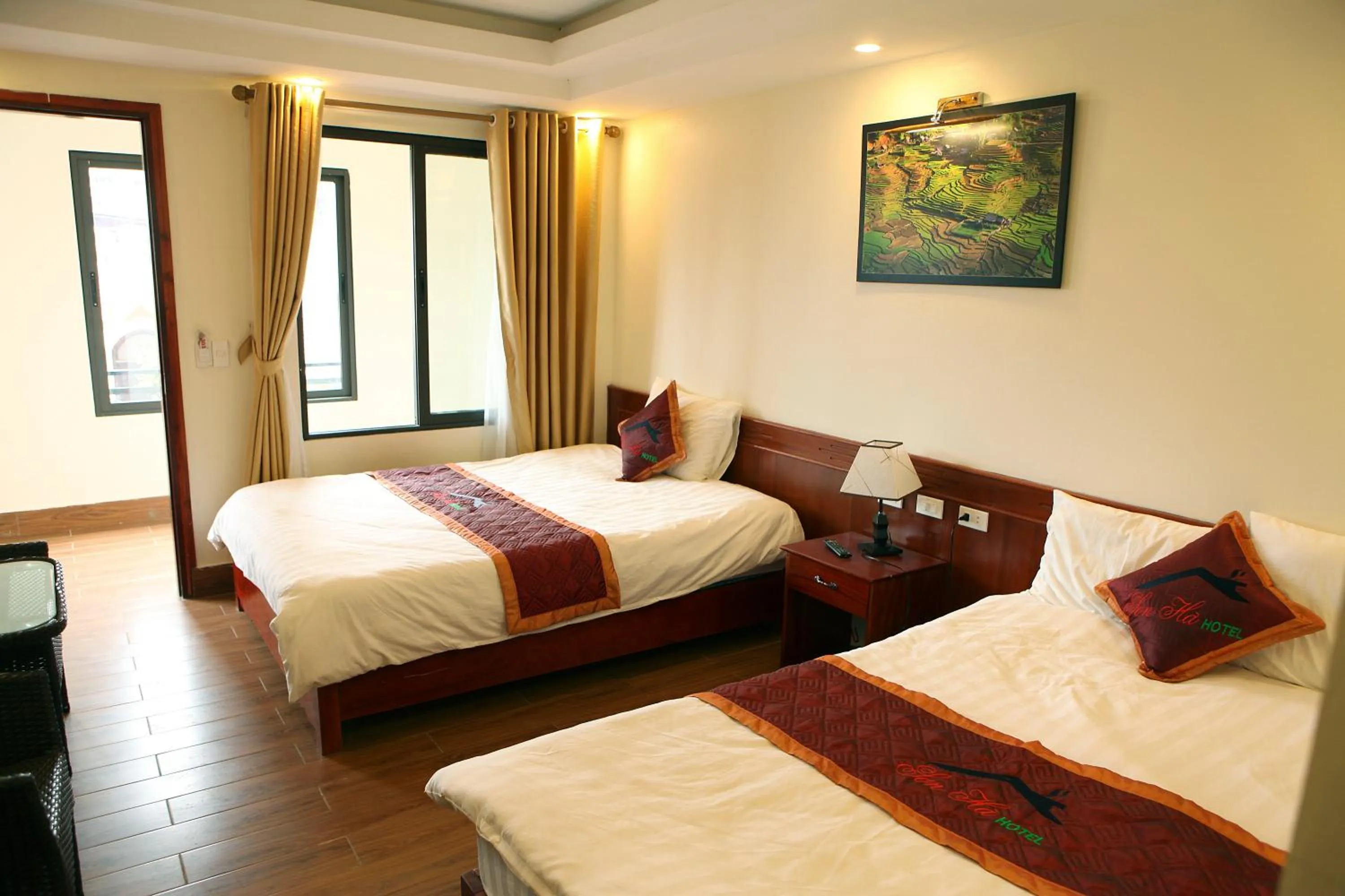 Bed in Son Ha Hotel SAPA