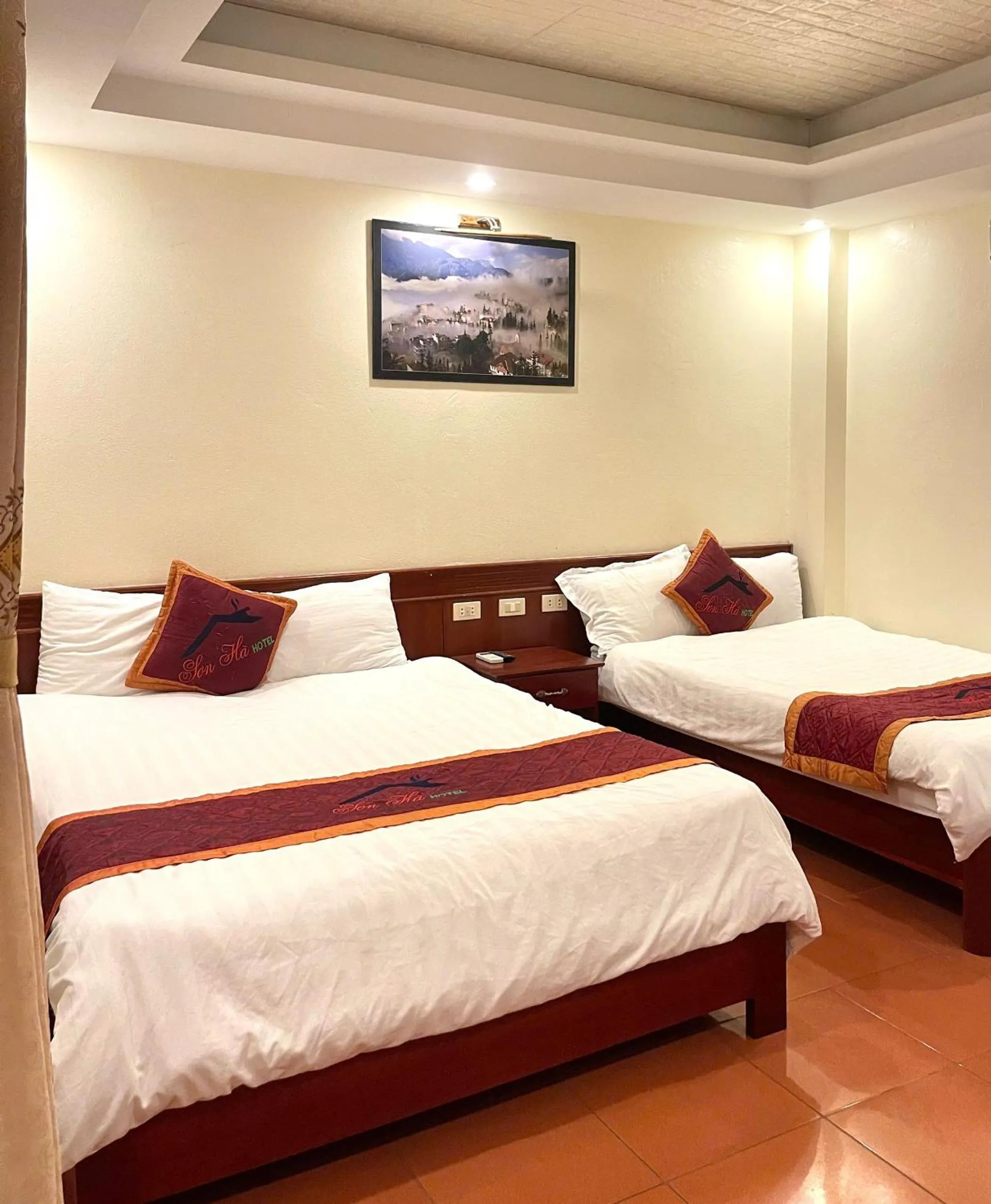 Bed in Son Ha Hotel SAPA