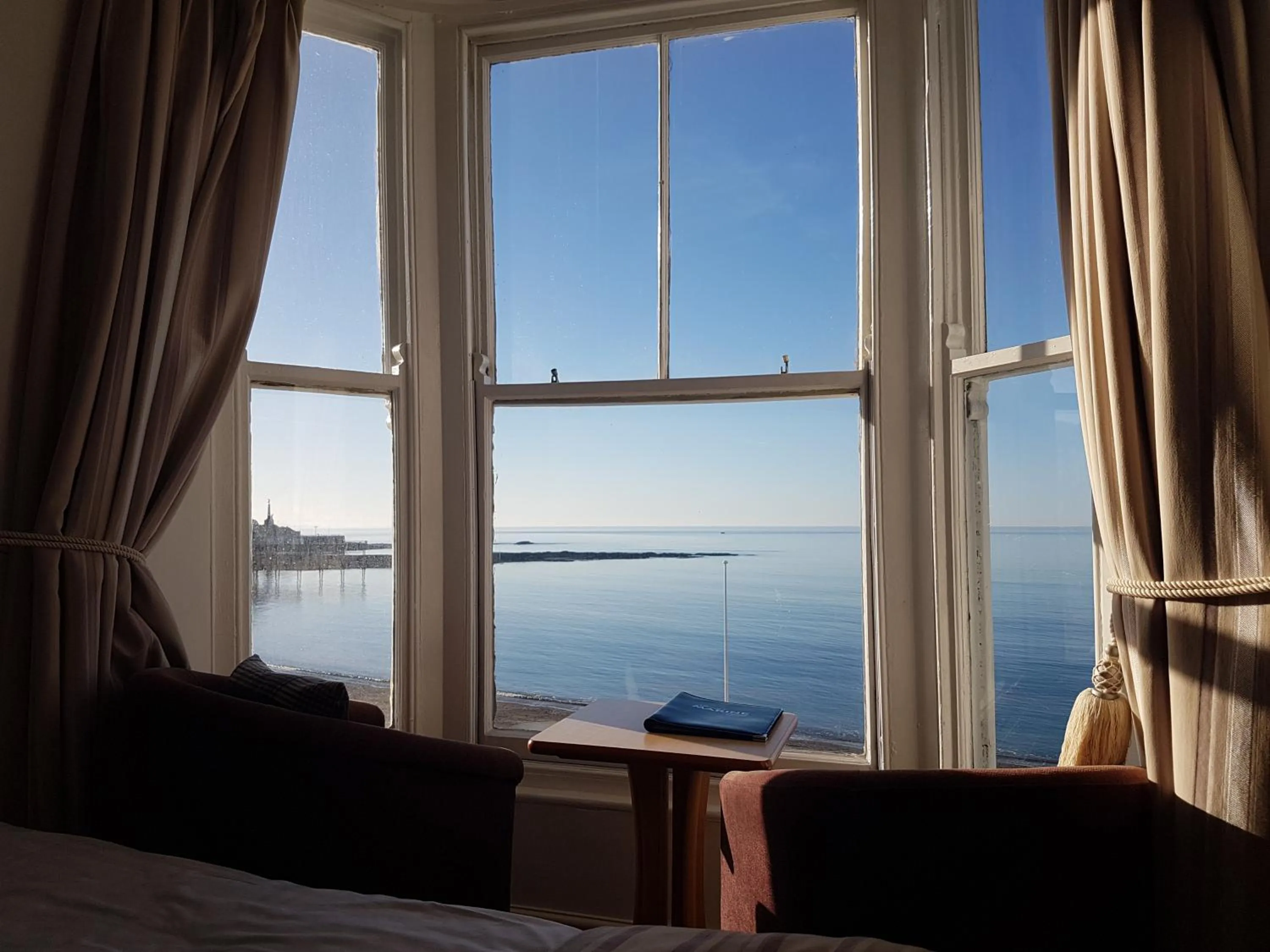 Sea view in Gwesty'r Marine Hotel & Spa