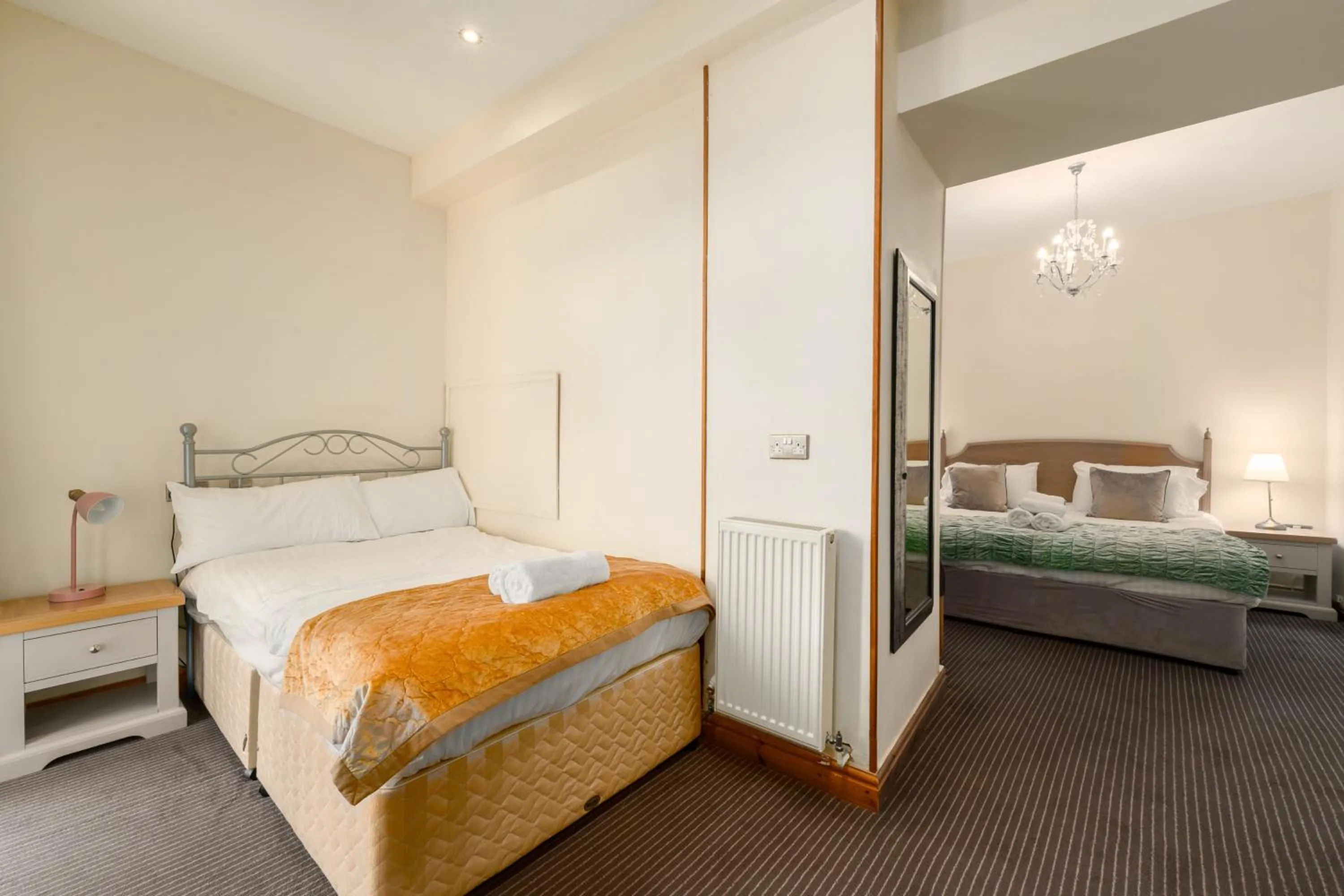 Bed in Gwesty'r Marine Hotel & Spa