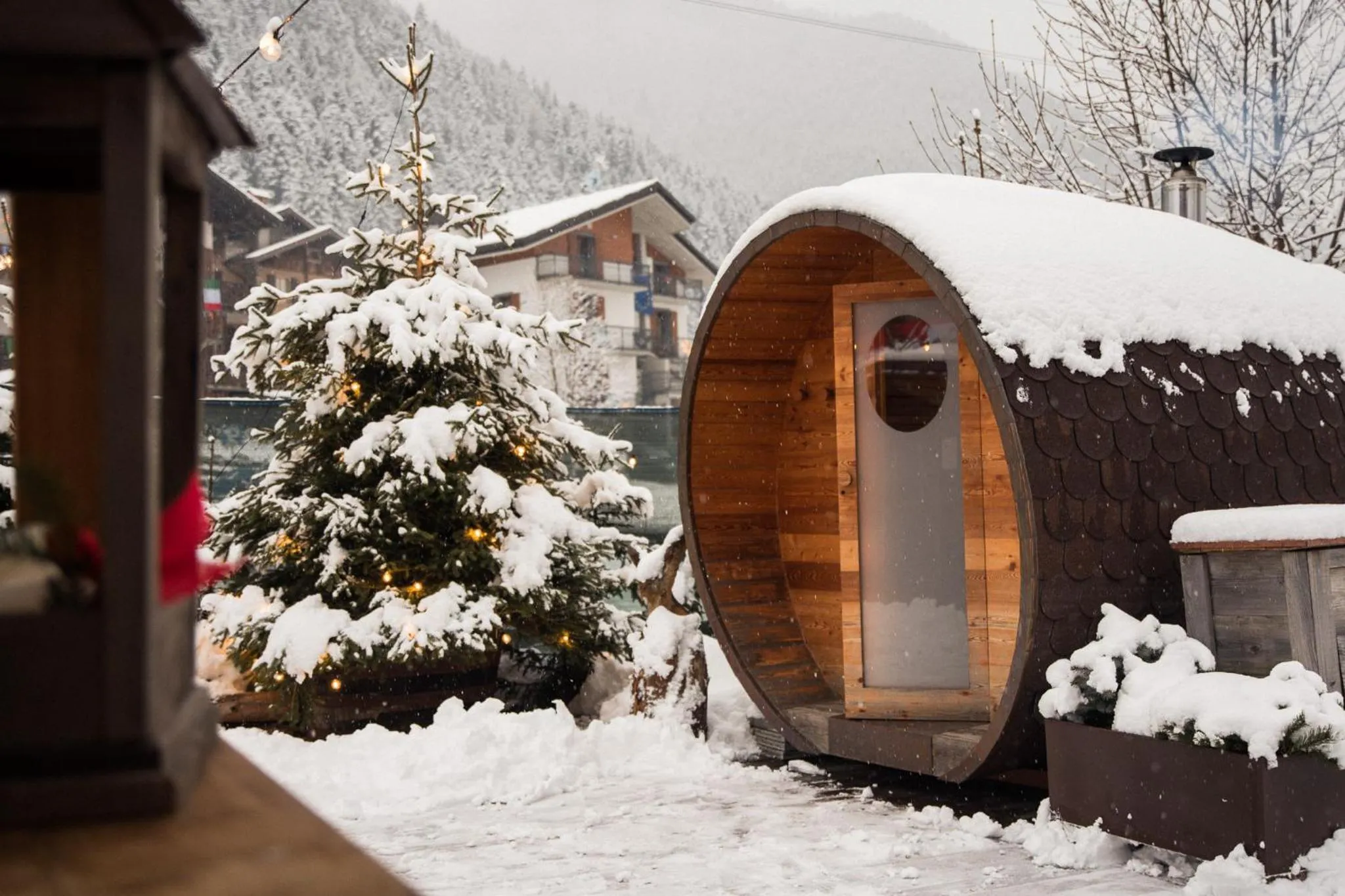 Sauna in Alpen Chalet - Charme Mountain Hotel -