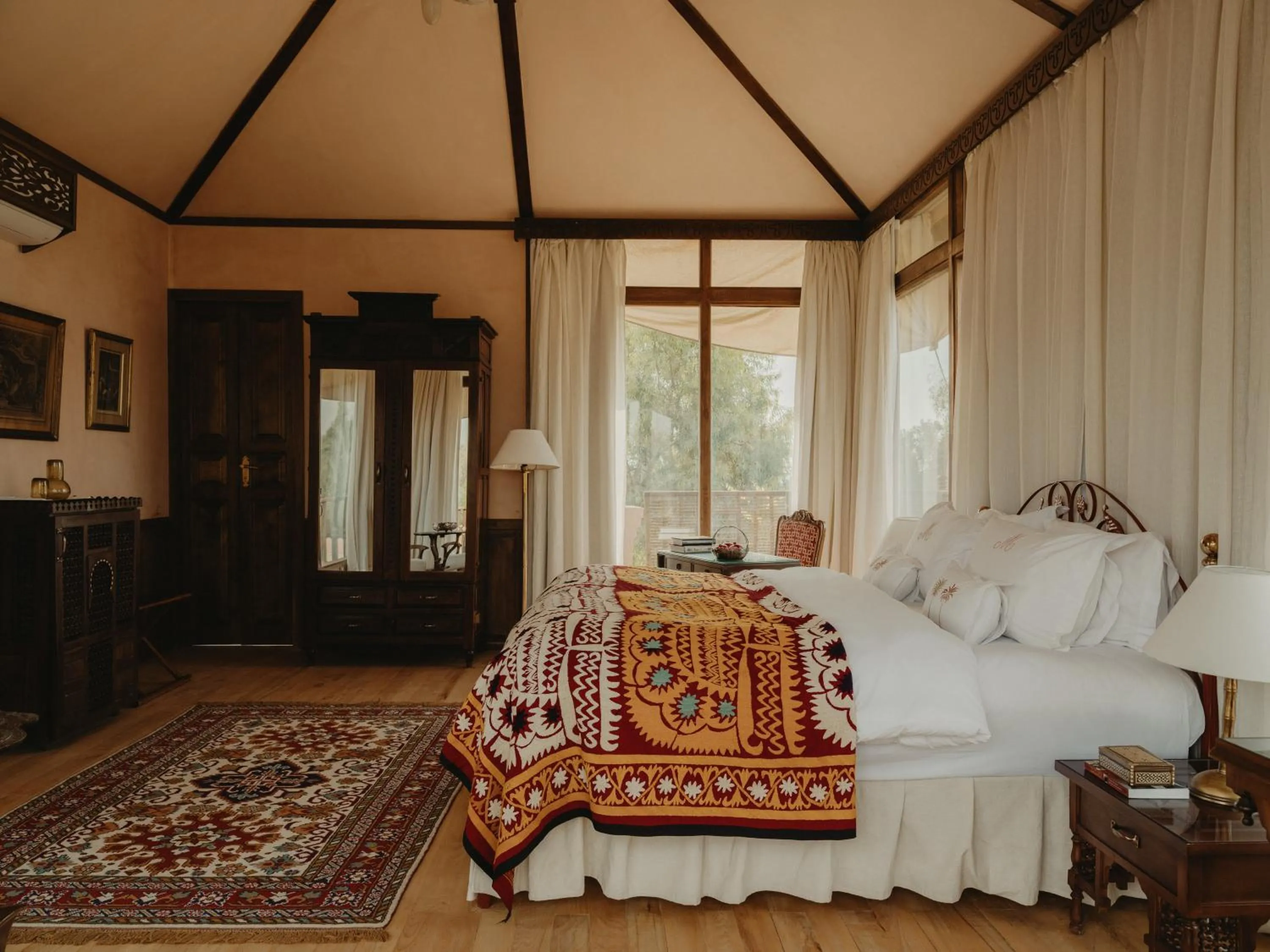 Garden view in Al Moudira Hotel