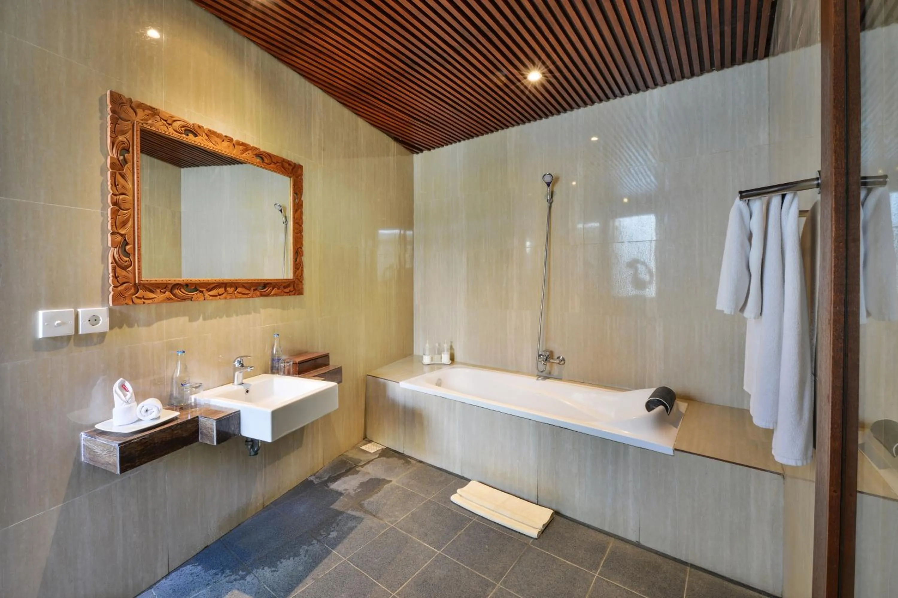Bathroom in Avery Le Nixsun Villas Ungasan with Free access to Gym center by Waringin Hospitality
