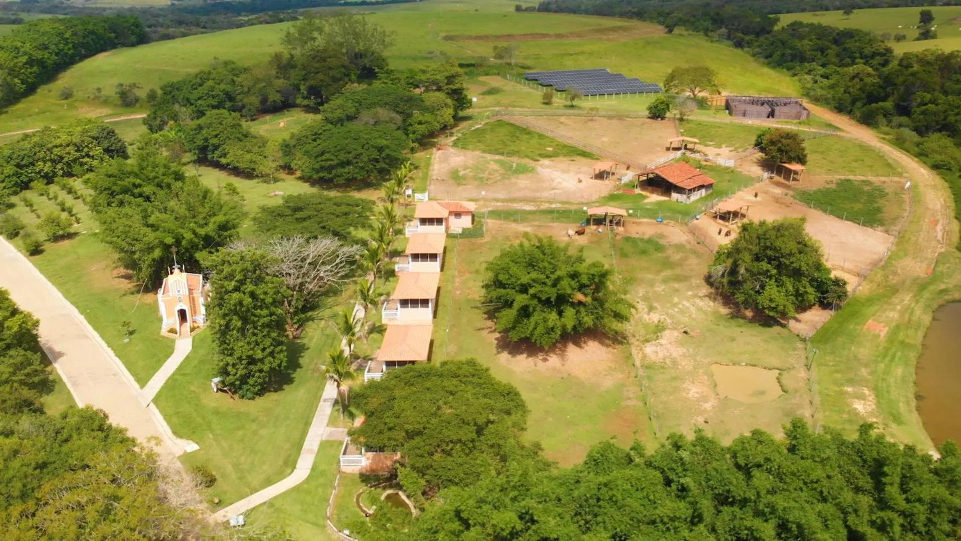 Bird's eye view in Hotel Fazenda Ararita