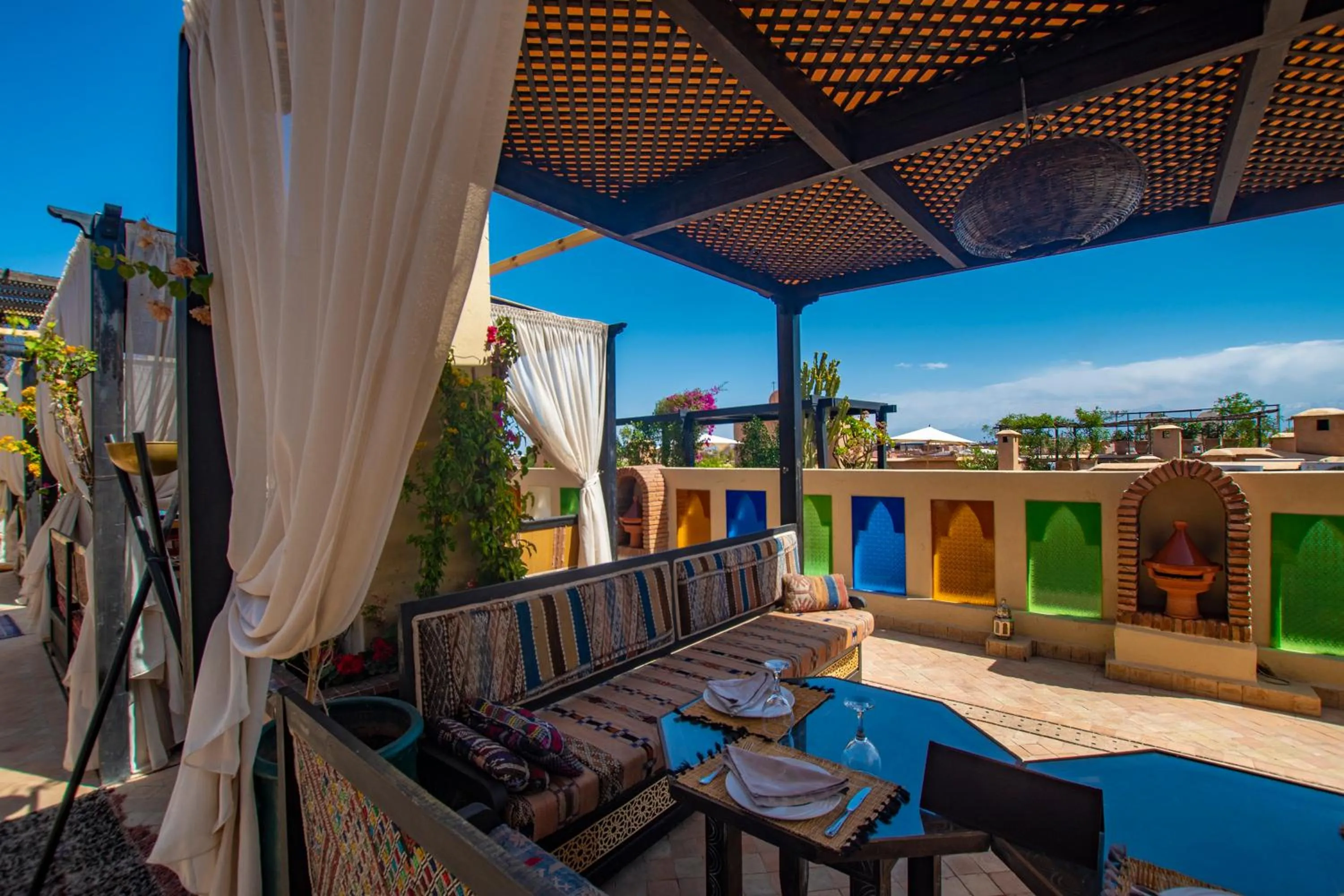 Balcony/Terrace in Palais Dar Si Aissa ALL-SUITES