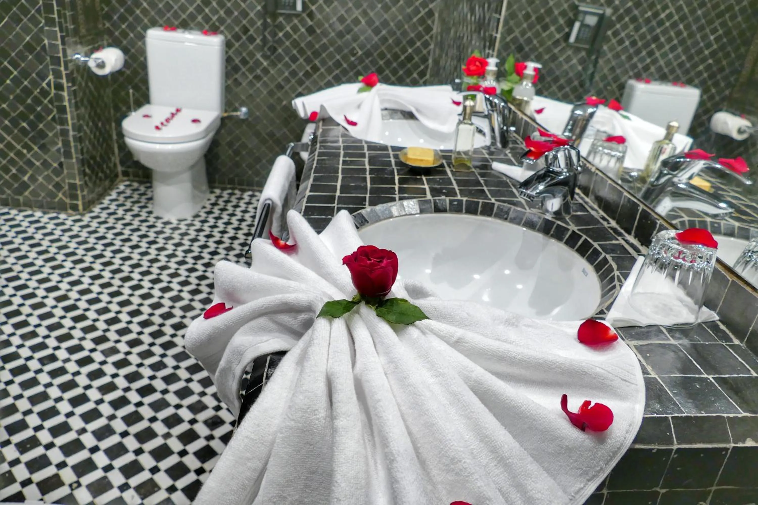 Toilet in Palais Dar Si Aissa ALL-SUITES