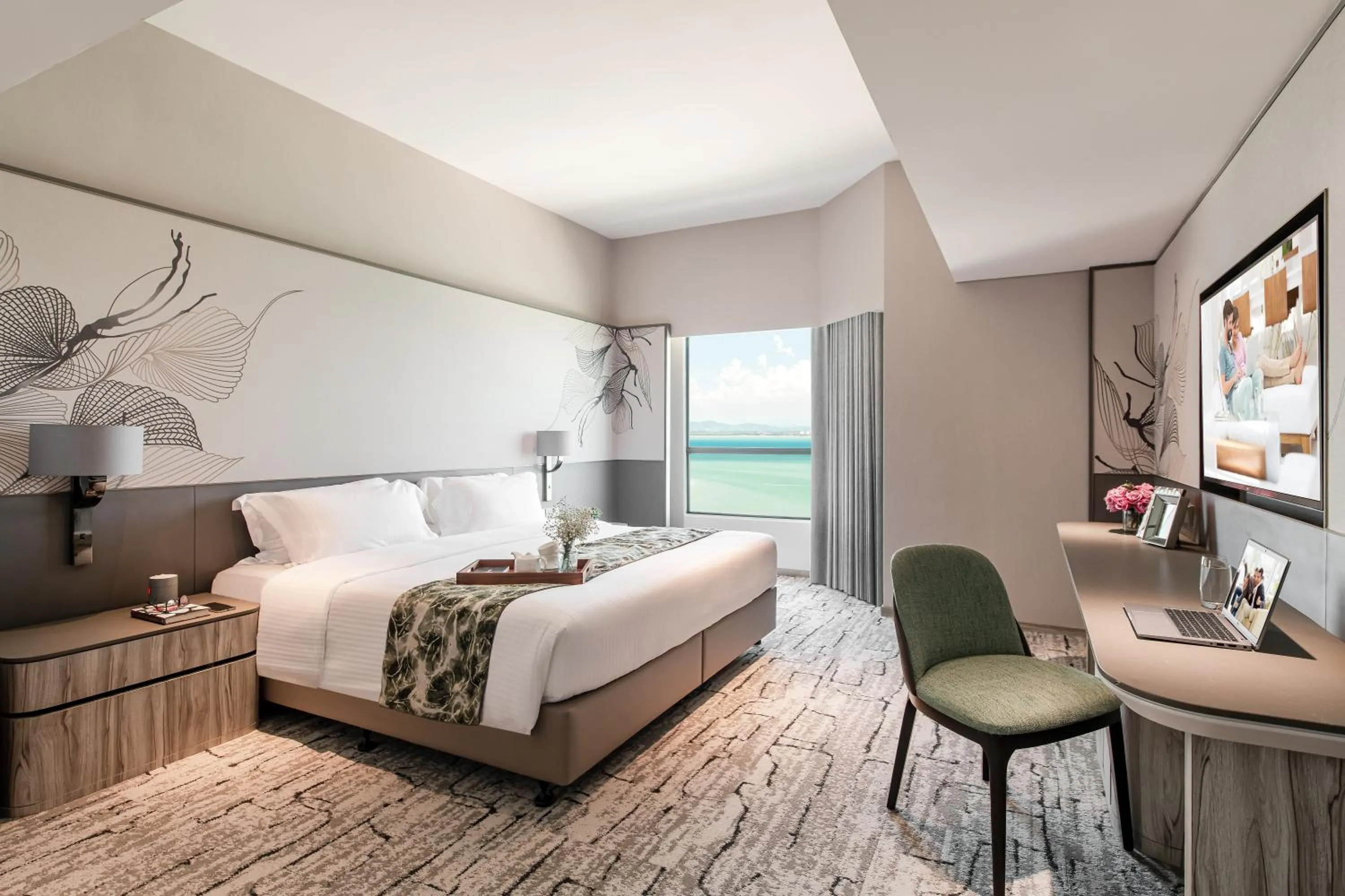 Bedroom, Bed in Ascott Gurney Penang