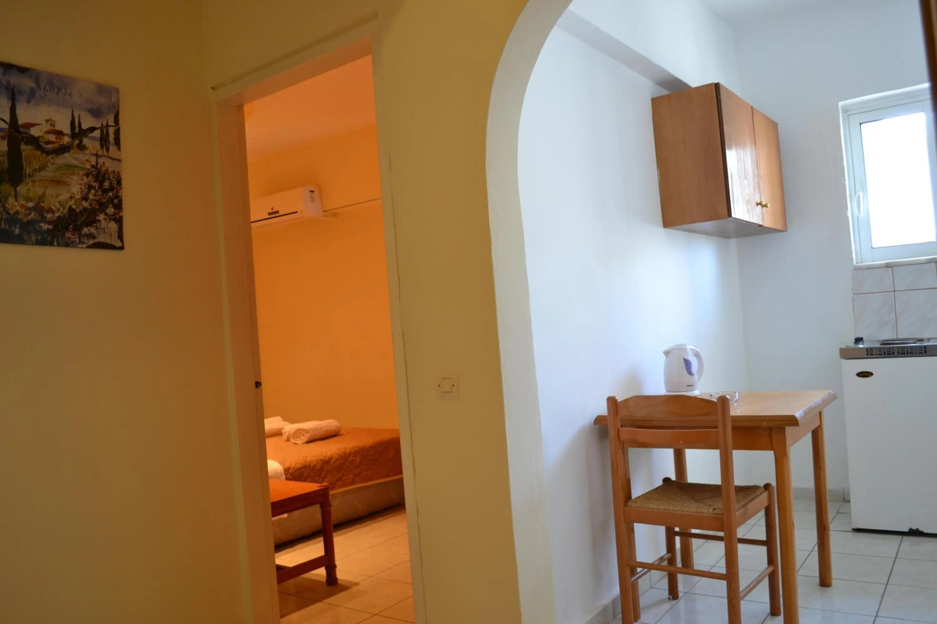 Bed in Panorama Hotel Apartments