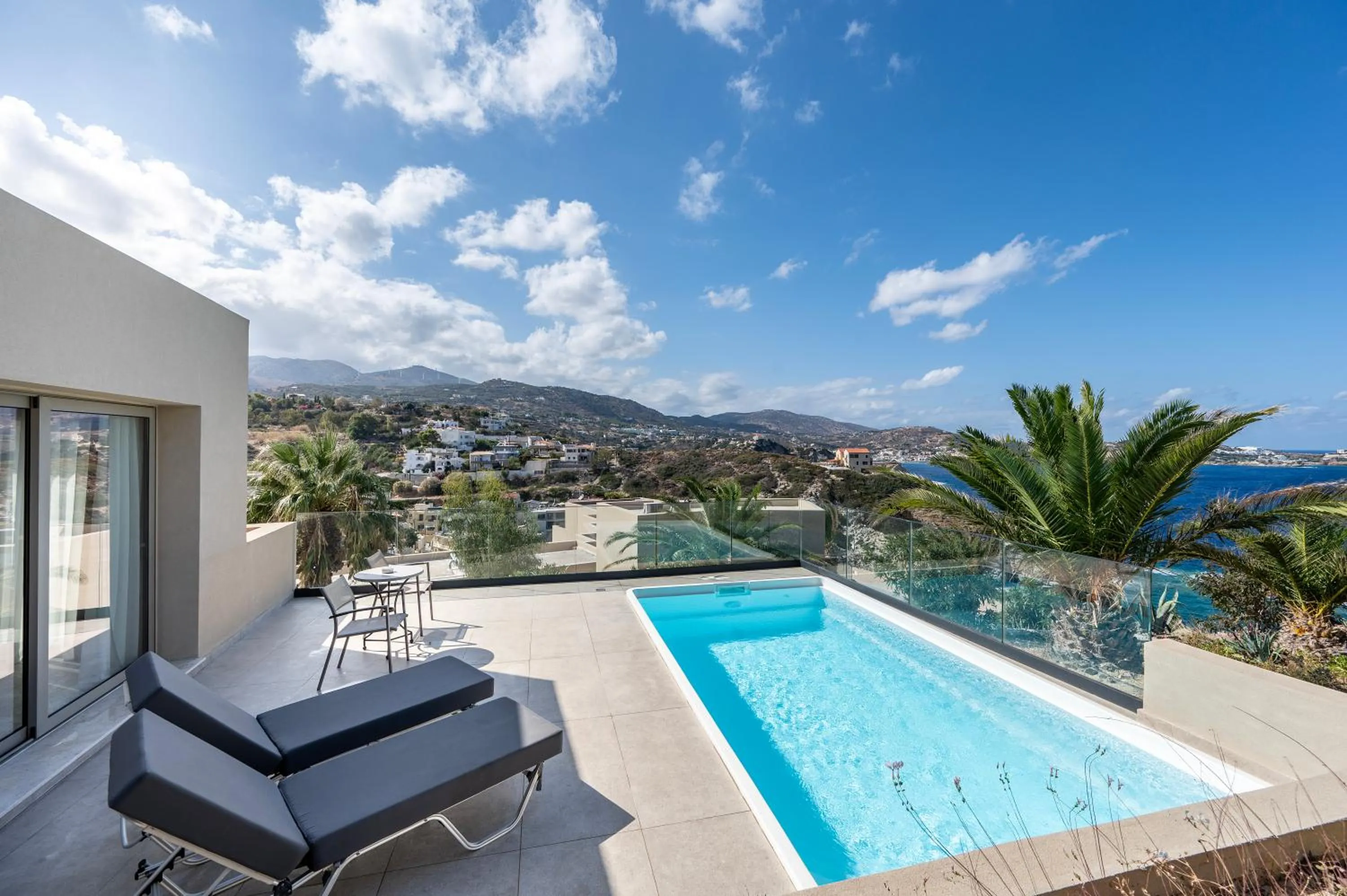Pool view in Athina Palace Resort & Spa