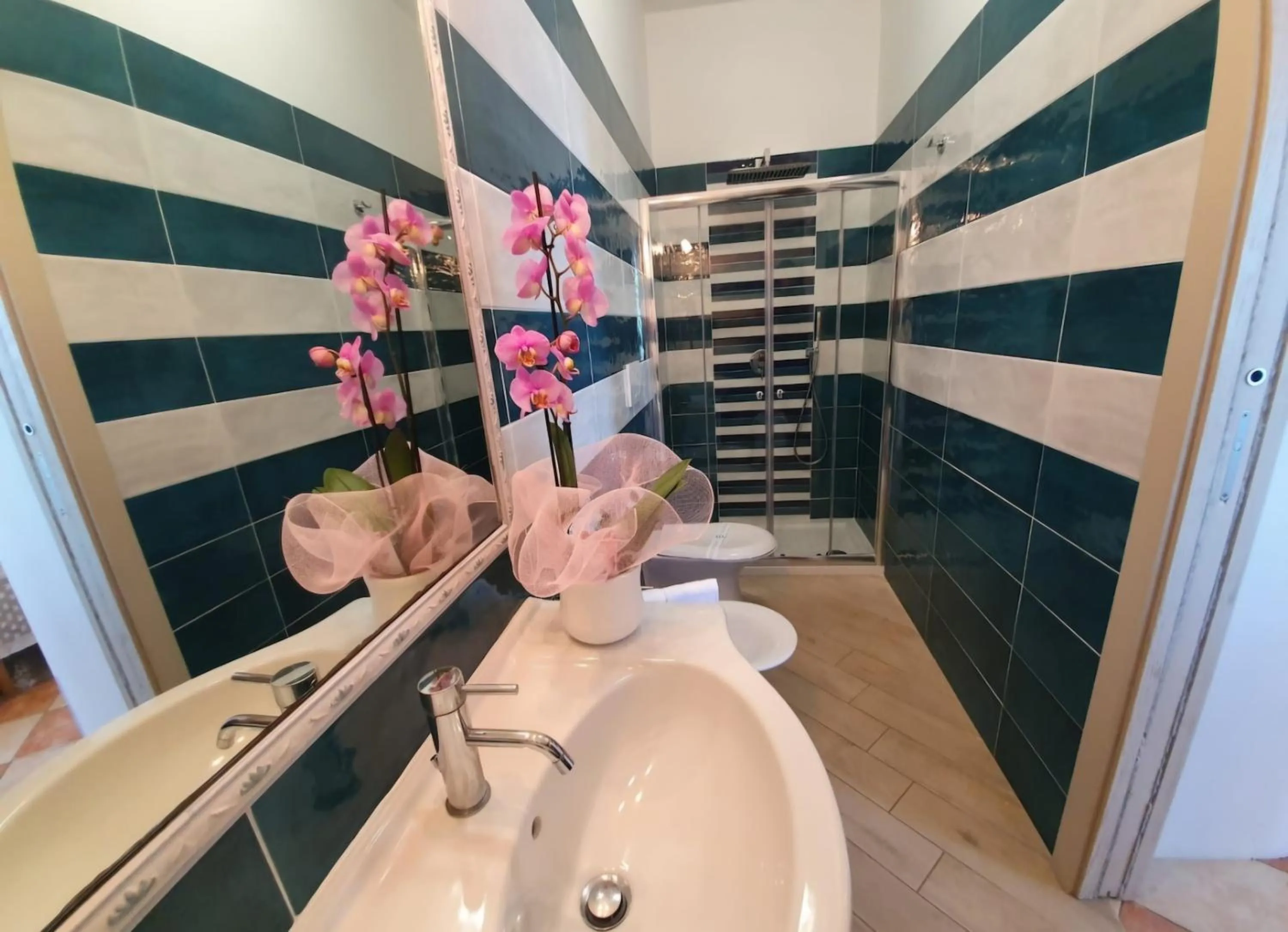 Toilet in La Palombara B&B