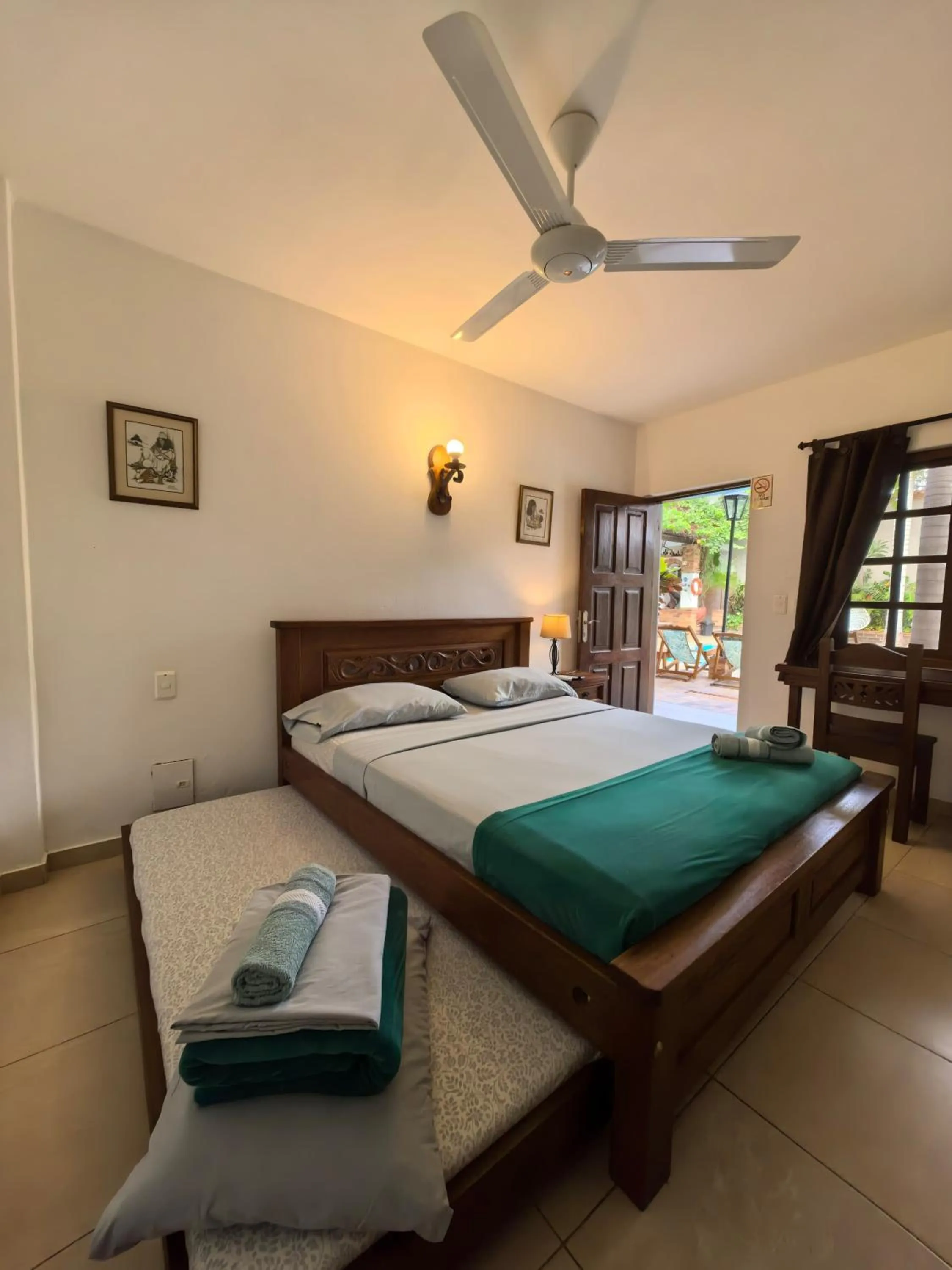 Bathroom, Bed in Camali Hotel