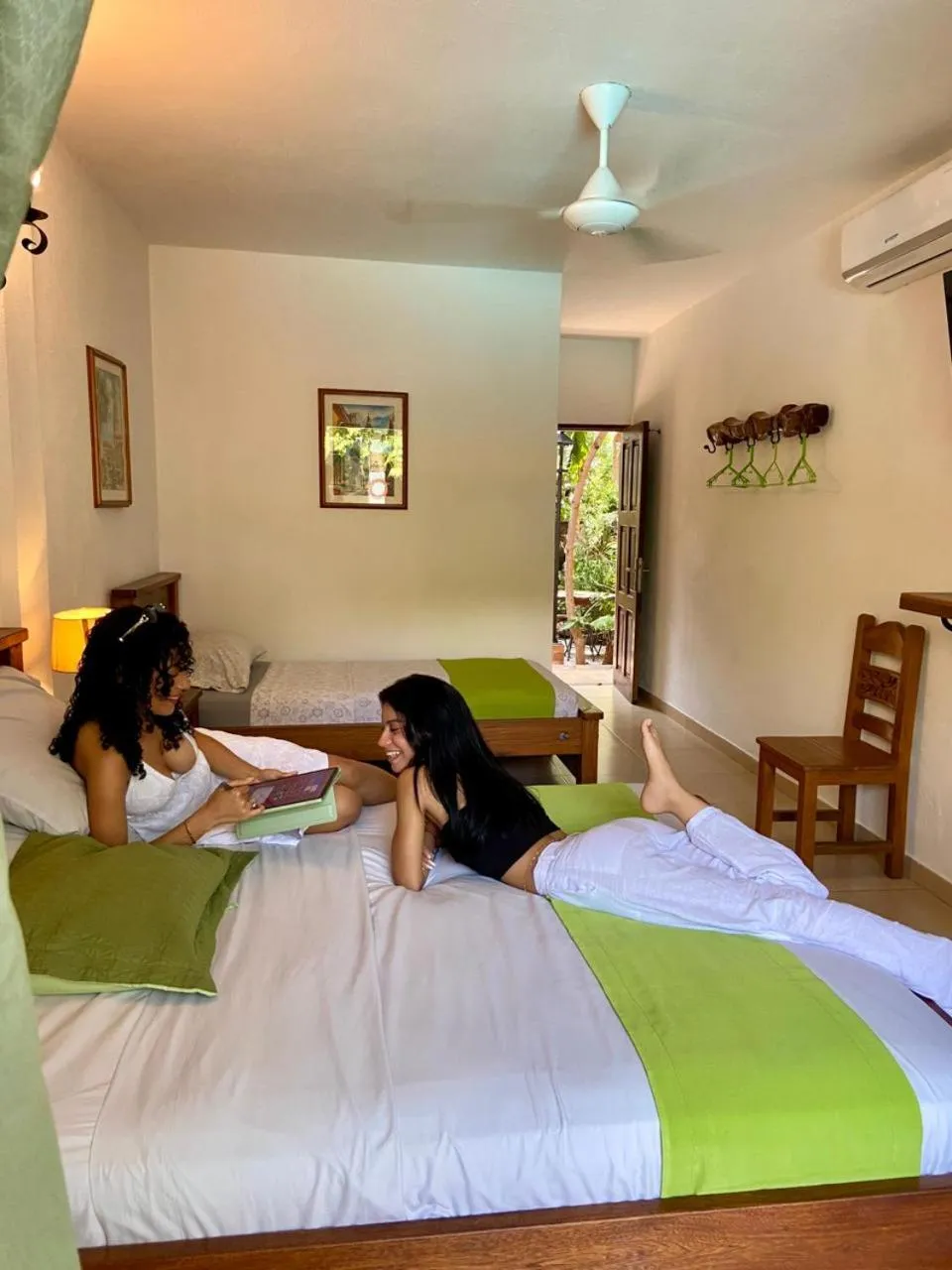 group of guests, Bed in Camali Hotel