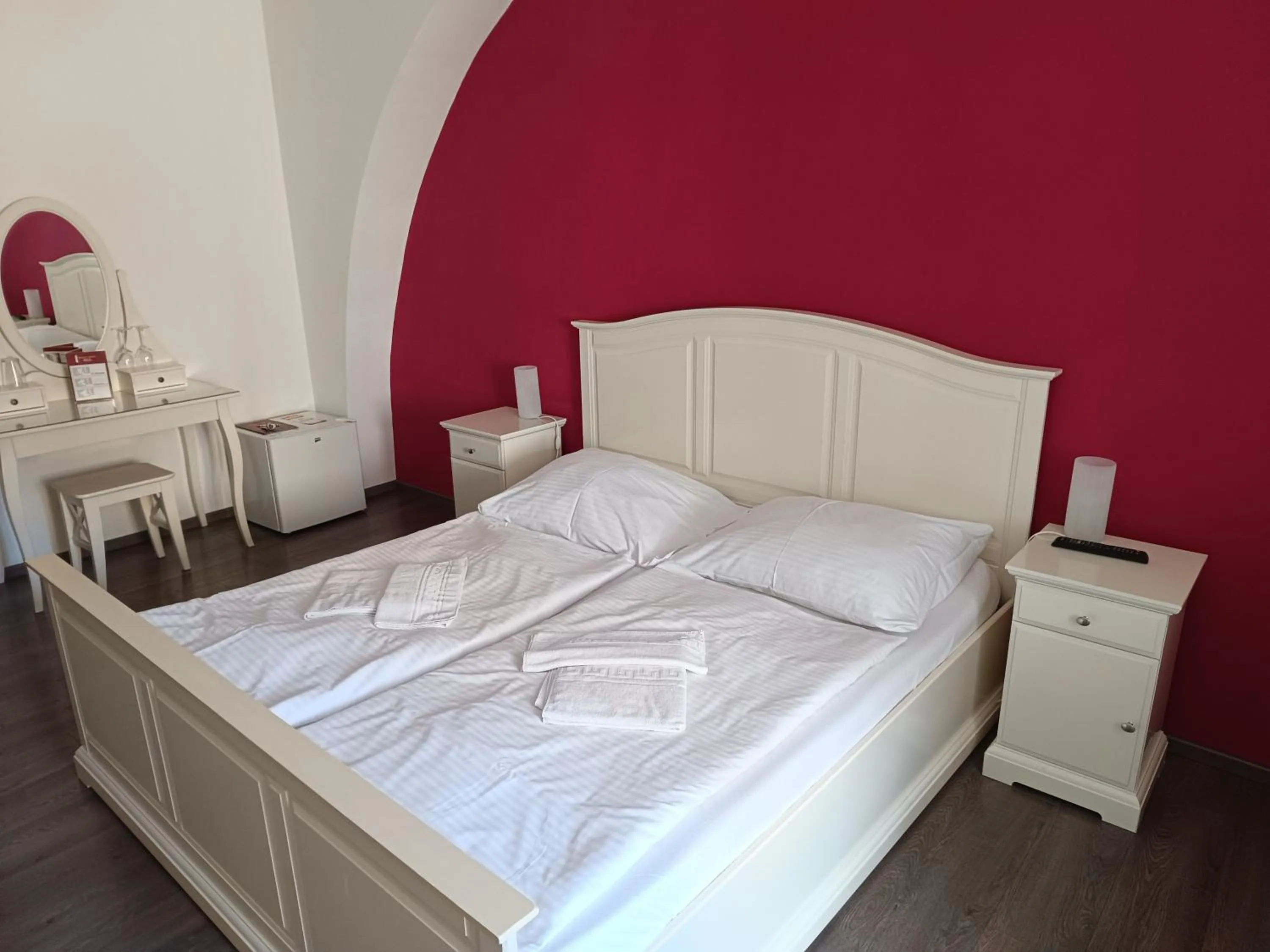 Bedroom, Bed in Pension Pod věží