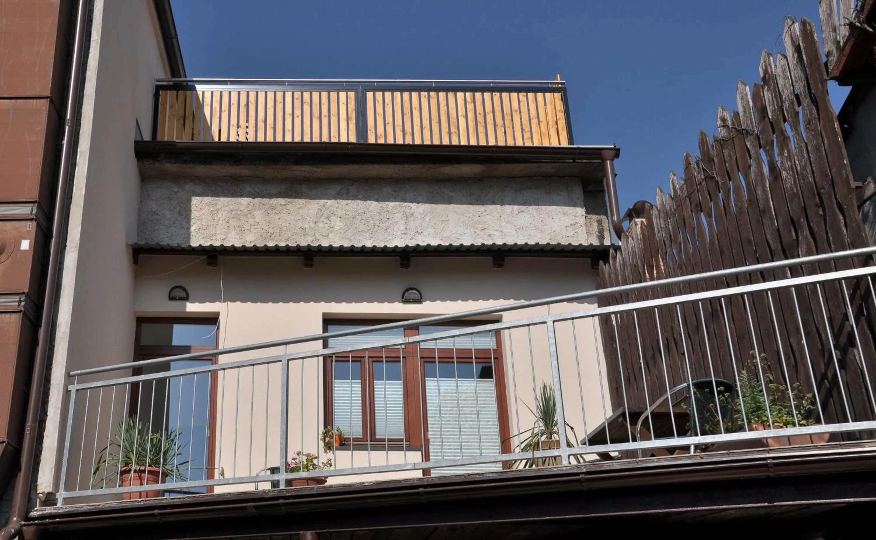 Balcony/Terrace in Pension Pod věží
