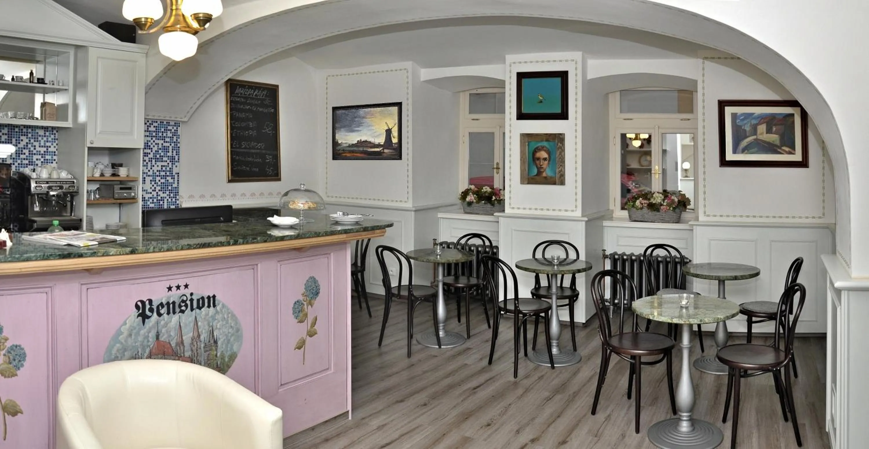 Lobby or reception in Pension Pod věží