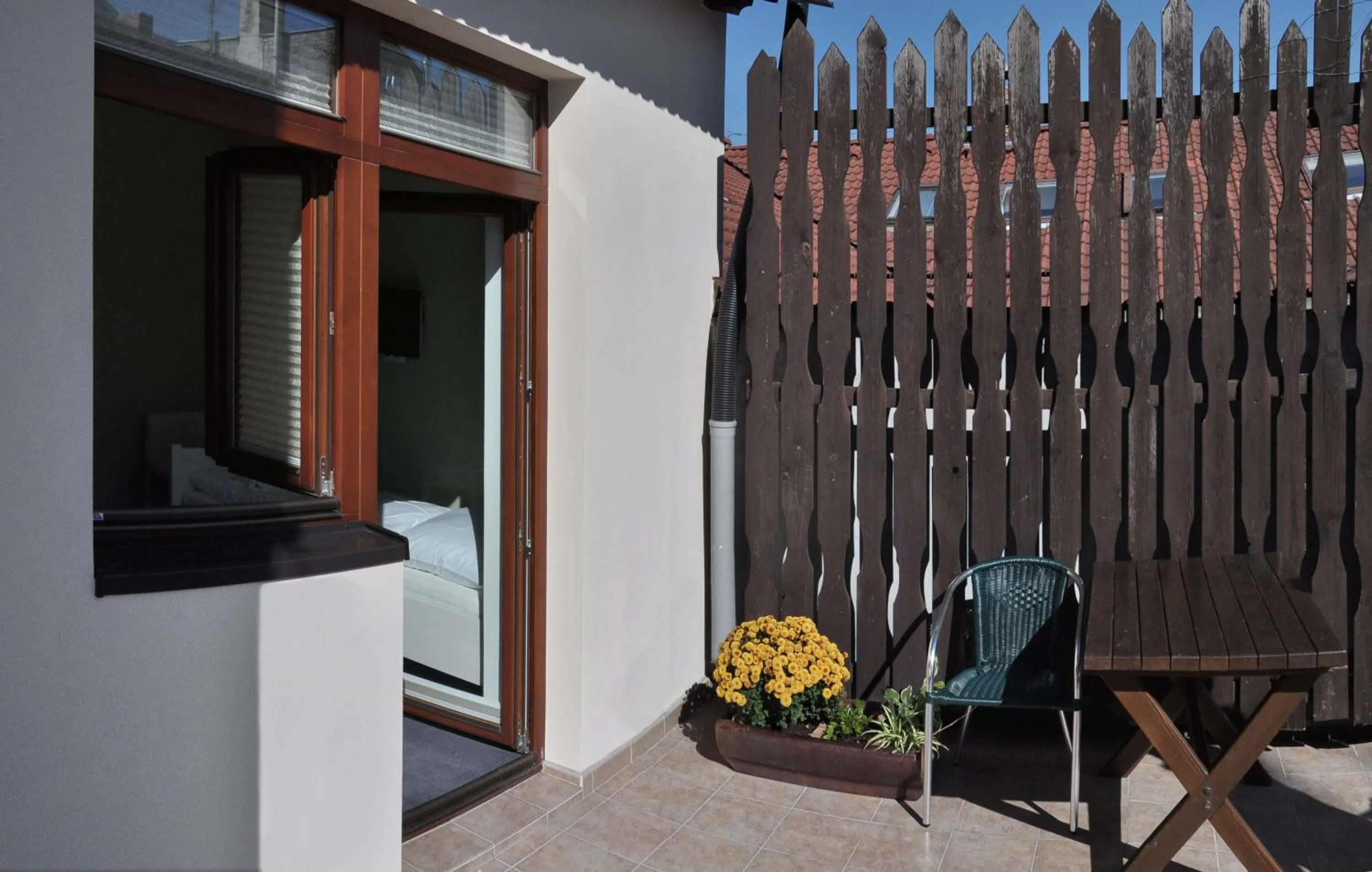Balcony/Terrace in Pension Pod věží