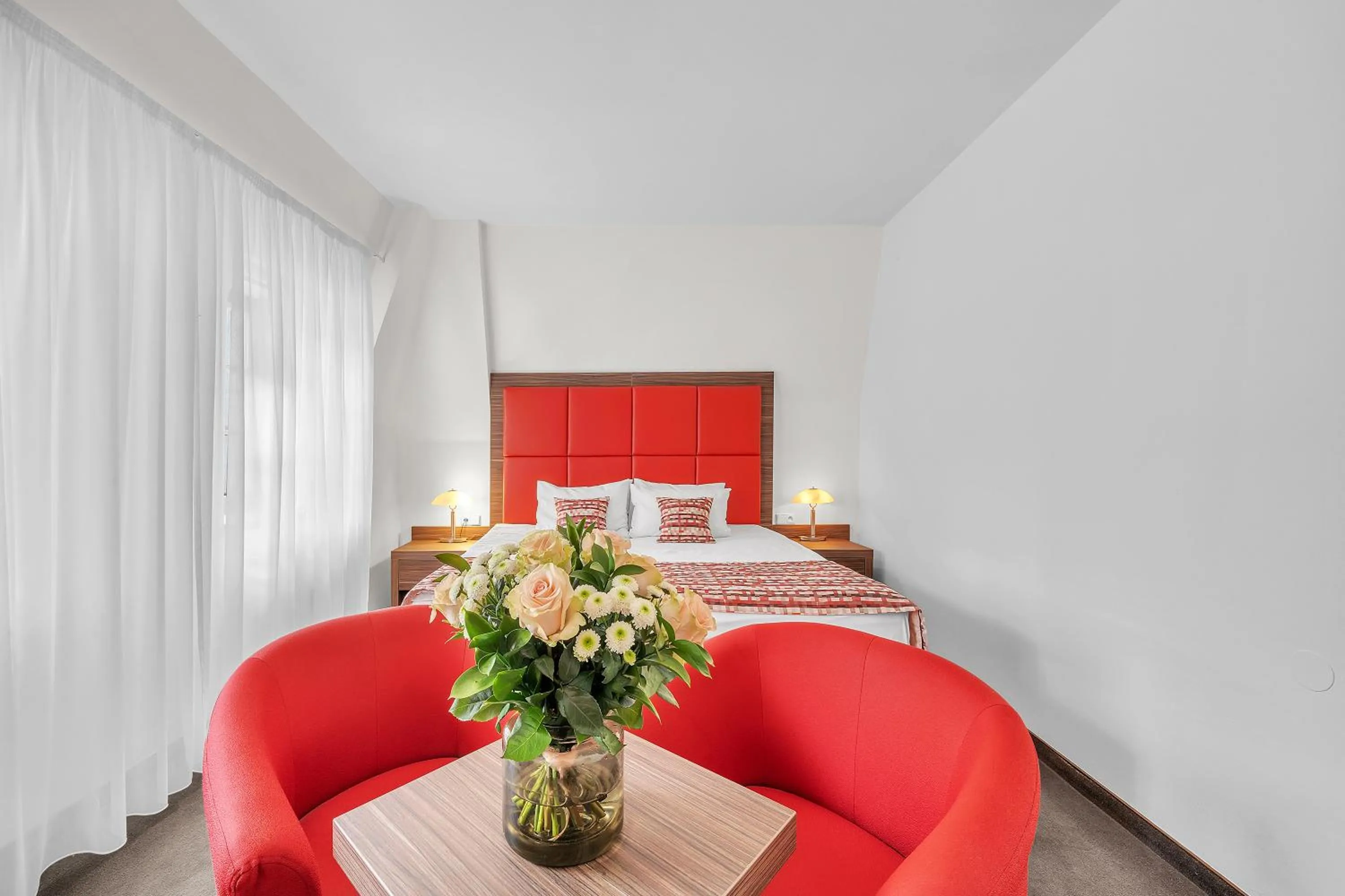 Bed in Hotel Nelly Kellys