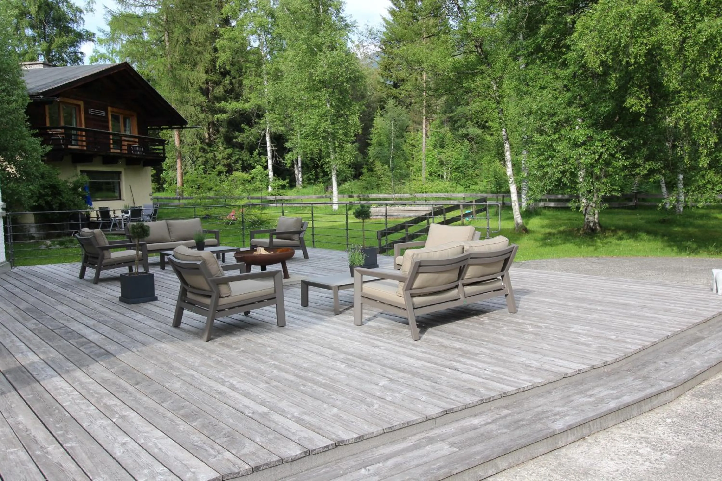 Garden in Hotel Berghof