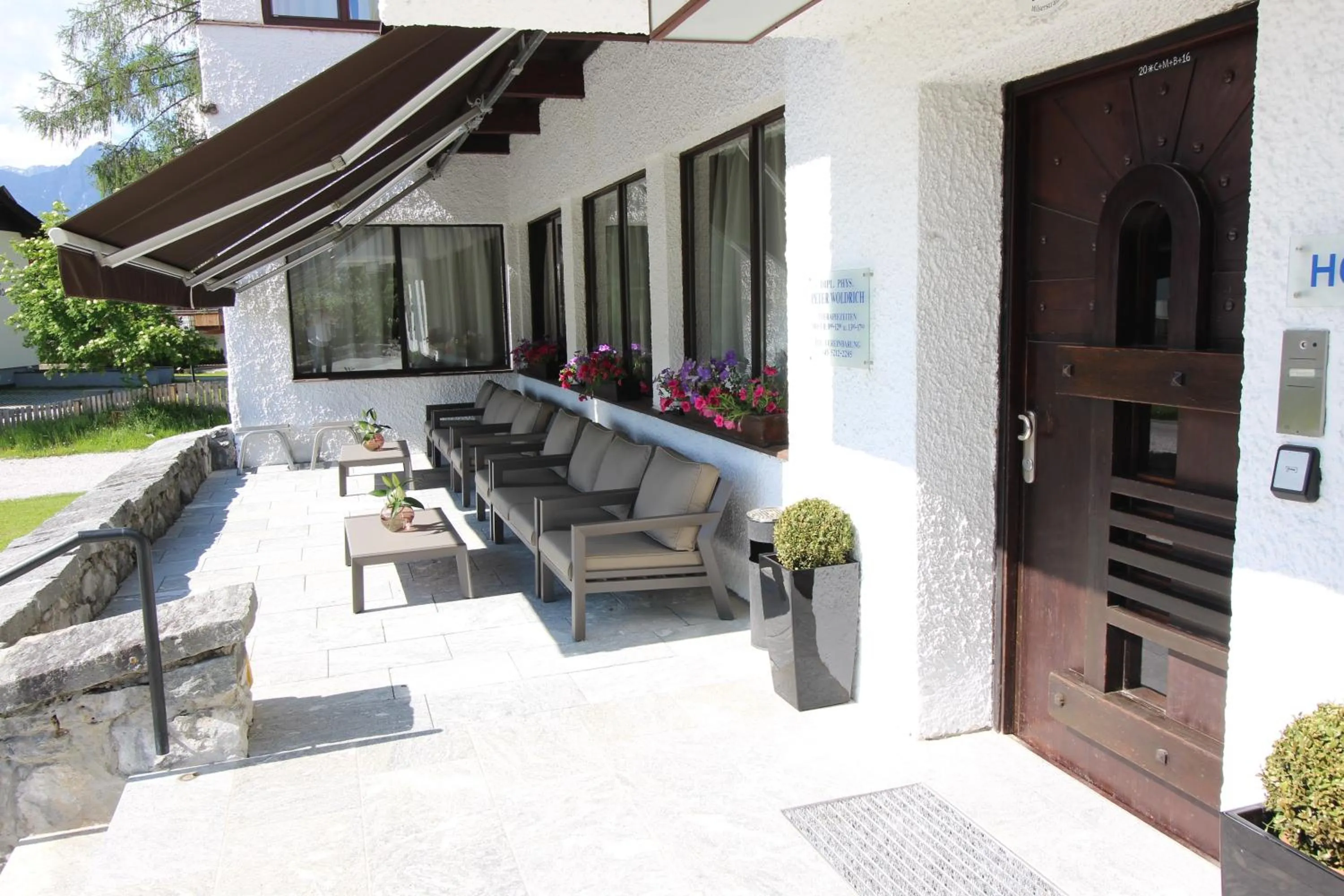 Facade/entrance in Hotel Berghof