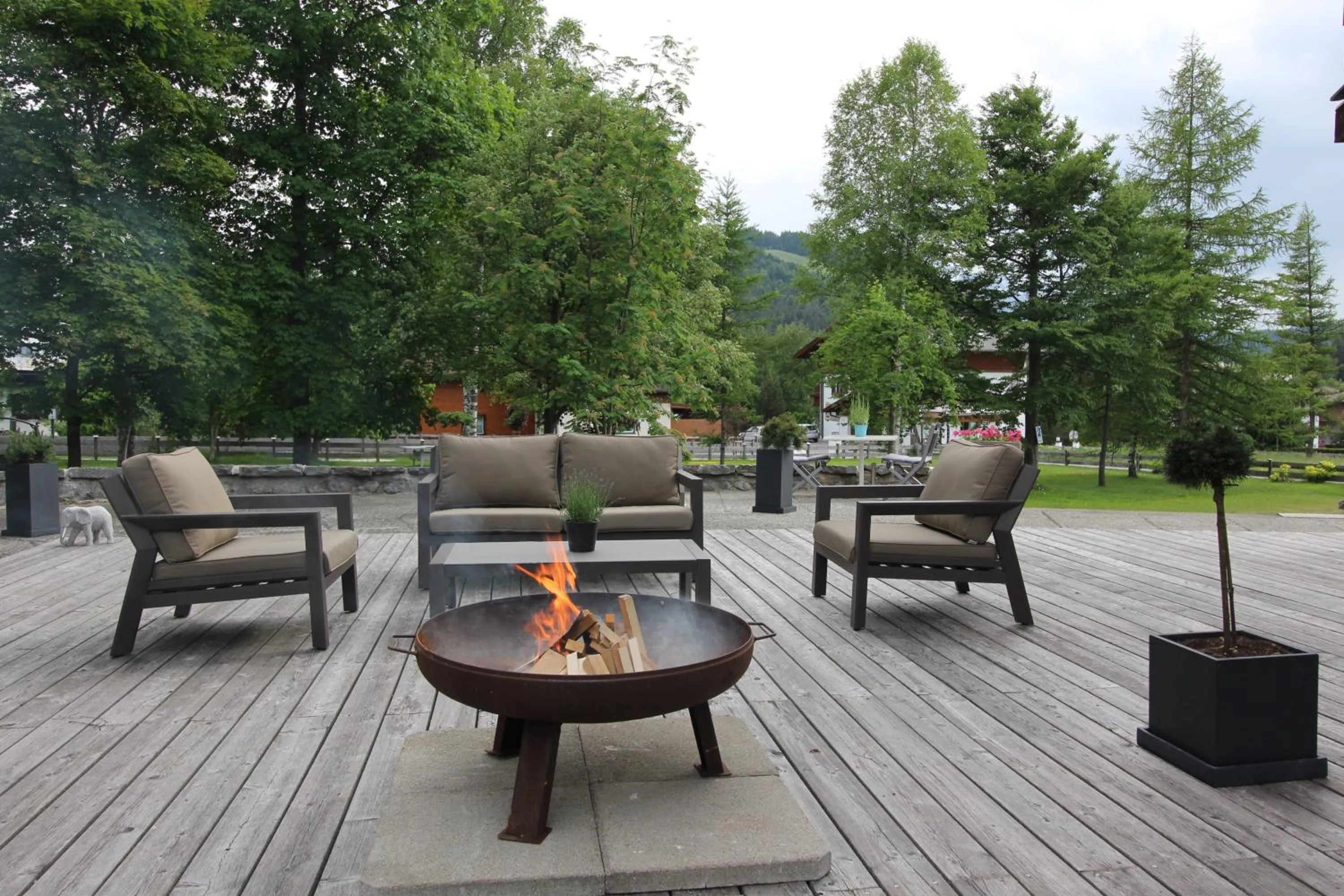 Garden in Hotel Berghof
